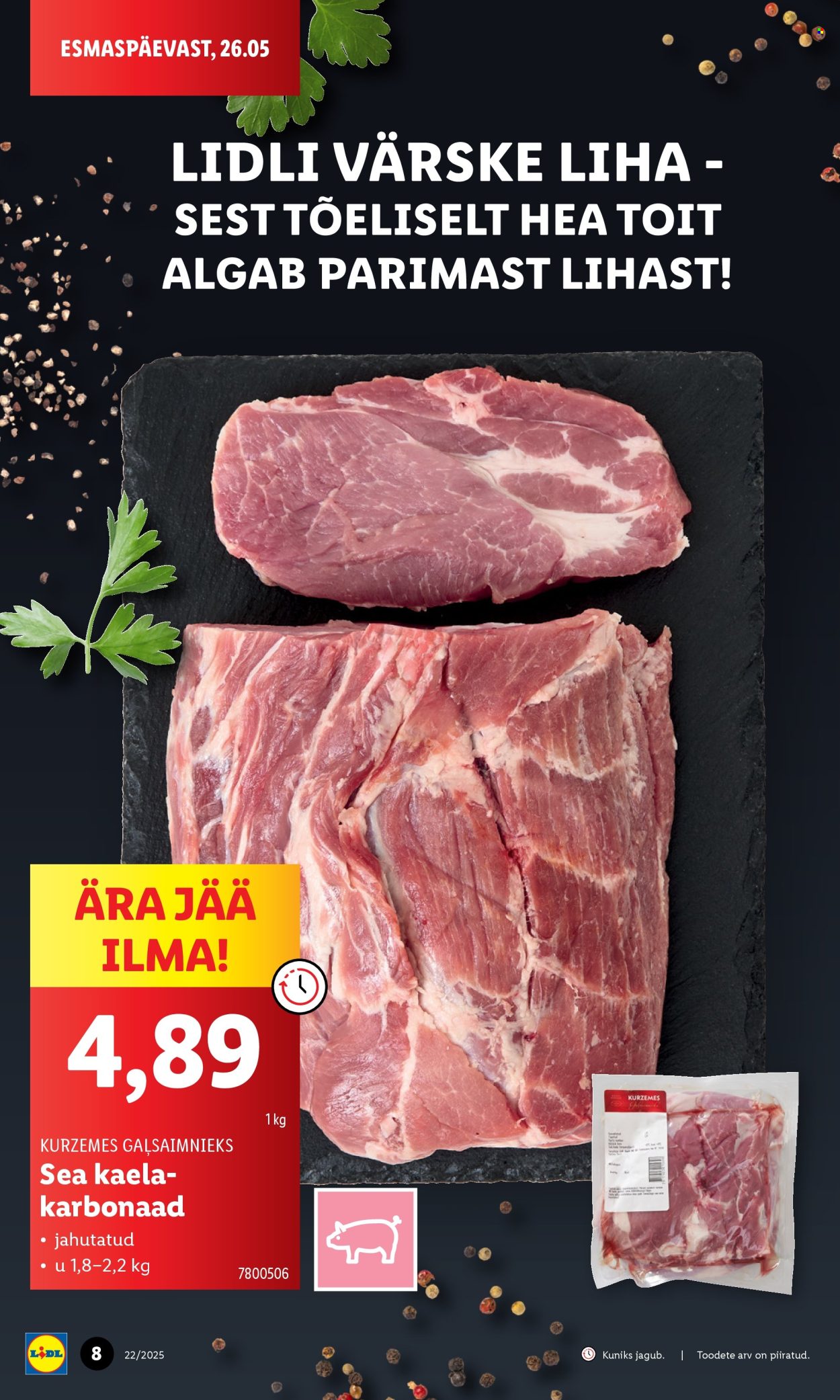 lidl - Lidl kliendileht - Kliendileht (26.05 - 1.06.2025) - page: 8 lidl - Lidl kliendileht - Kliendileht (26.05 - 1.06.2025) - page: 8