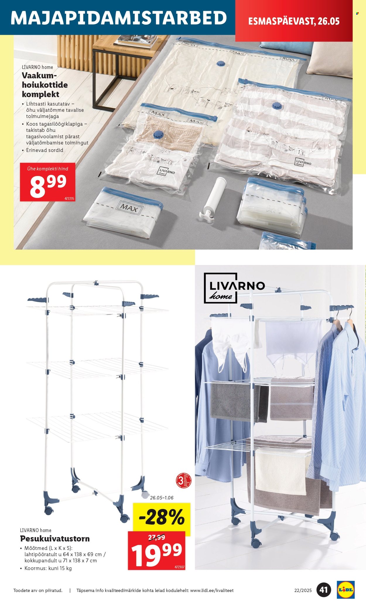 lidl - Lidl kliendileht - Kliendileht (26.05 - 1.06.2025) - page: 41 lidl - Lidl kliendileht - Kliendileht (26.05 - 1.06.2025) - page: 41