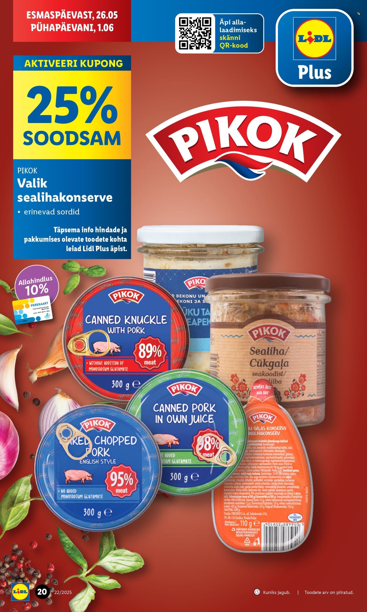 lidl - Lidl kliendileht - Kliendileht (26.05 - 1.06.2025) - page: 20 lidl - Lidl kliendileht - Kliendileht (26.05 - 1.06.2025) - page: 20
