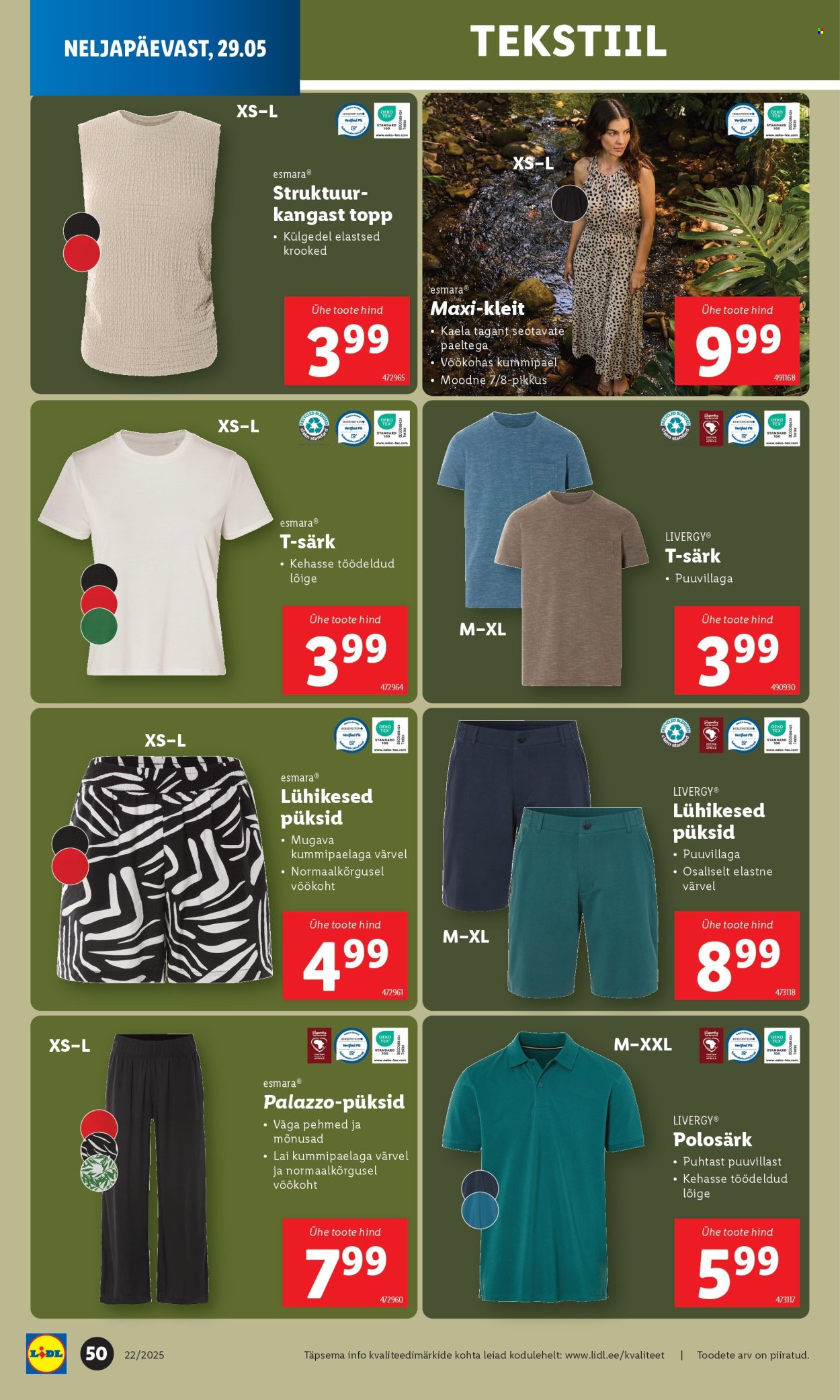 lidl - Lidl kliendileht - Kliendileht (26.05 - 1.06.2025) - page: 50 lidl - Lidl kliendileht - Kliendileht (26.05 - 1.06.2025) - page: 50