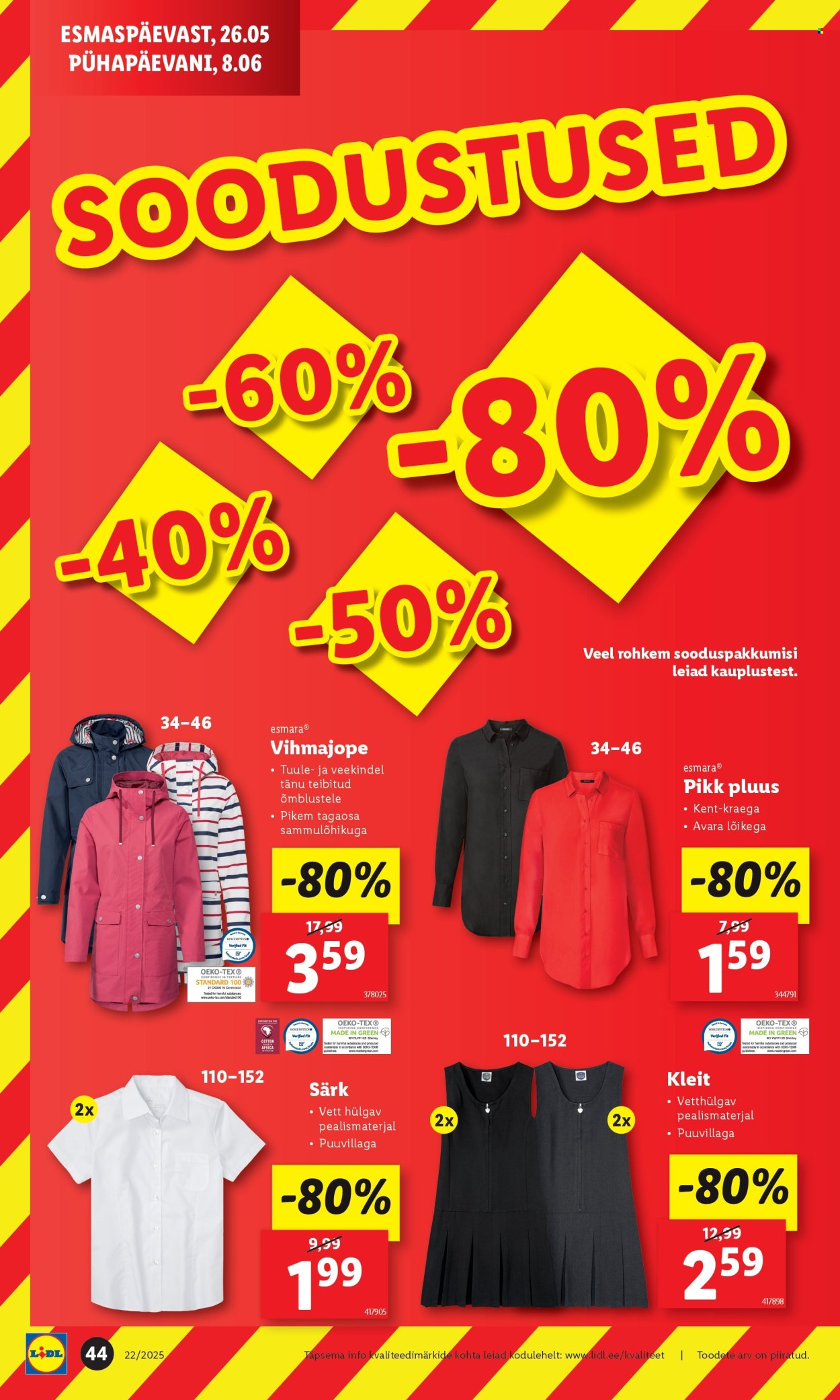 lidl - Lidl kliendileht - Kliendileht (26.05 - 1.06.2025) - page: 44 lidl - Lidl kliendileht - Kliendileht (26.05 - 1.06.2025) - page: 44