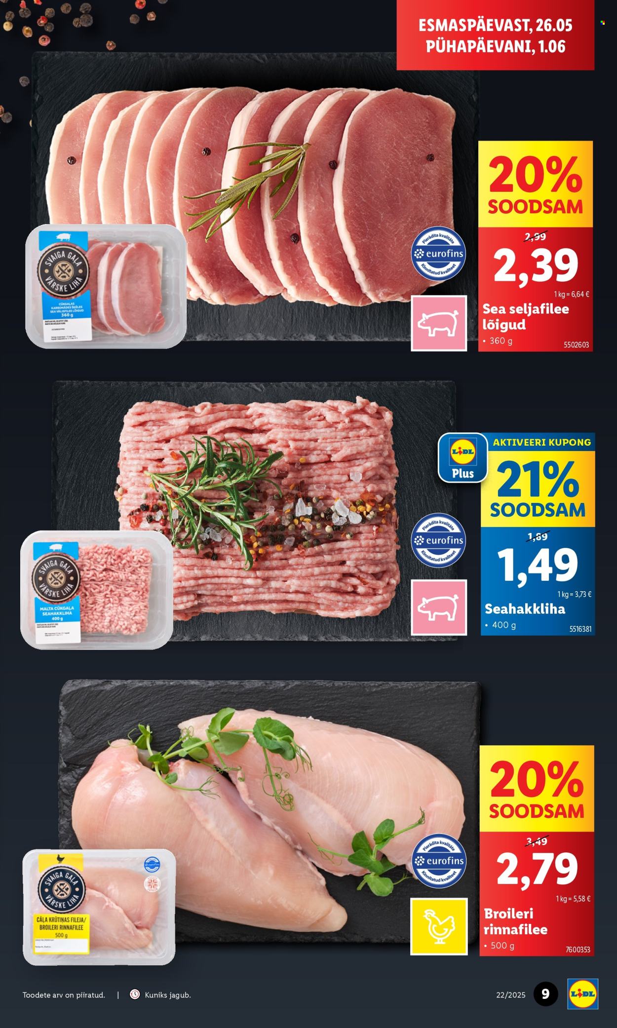 lidl - Lidl kliendileht - Kliendileht (26.05 - 1.06.2025) - page: 9 lidl - Lidl kliendileht - Kliendileht (26.05 - 1.06.2025) - page: 9