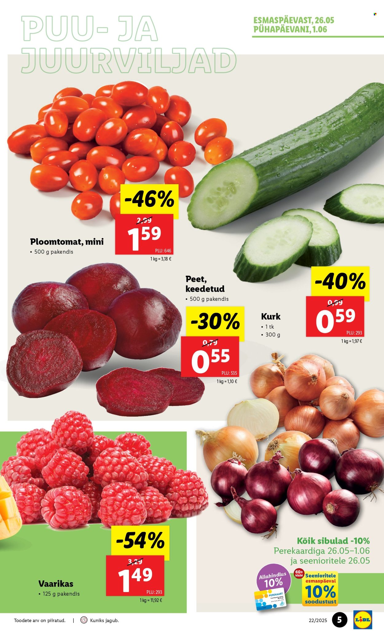 lidl - Lidl kliendileht - Kliendileht (26.05 - 1.06.2025) - page: 5 lidl - Lidl kliendileht - Kliendileht (26.05 - 1.06.2025) - page: 5