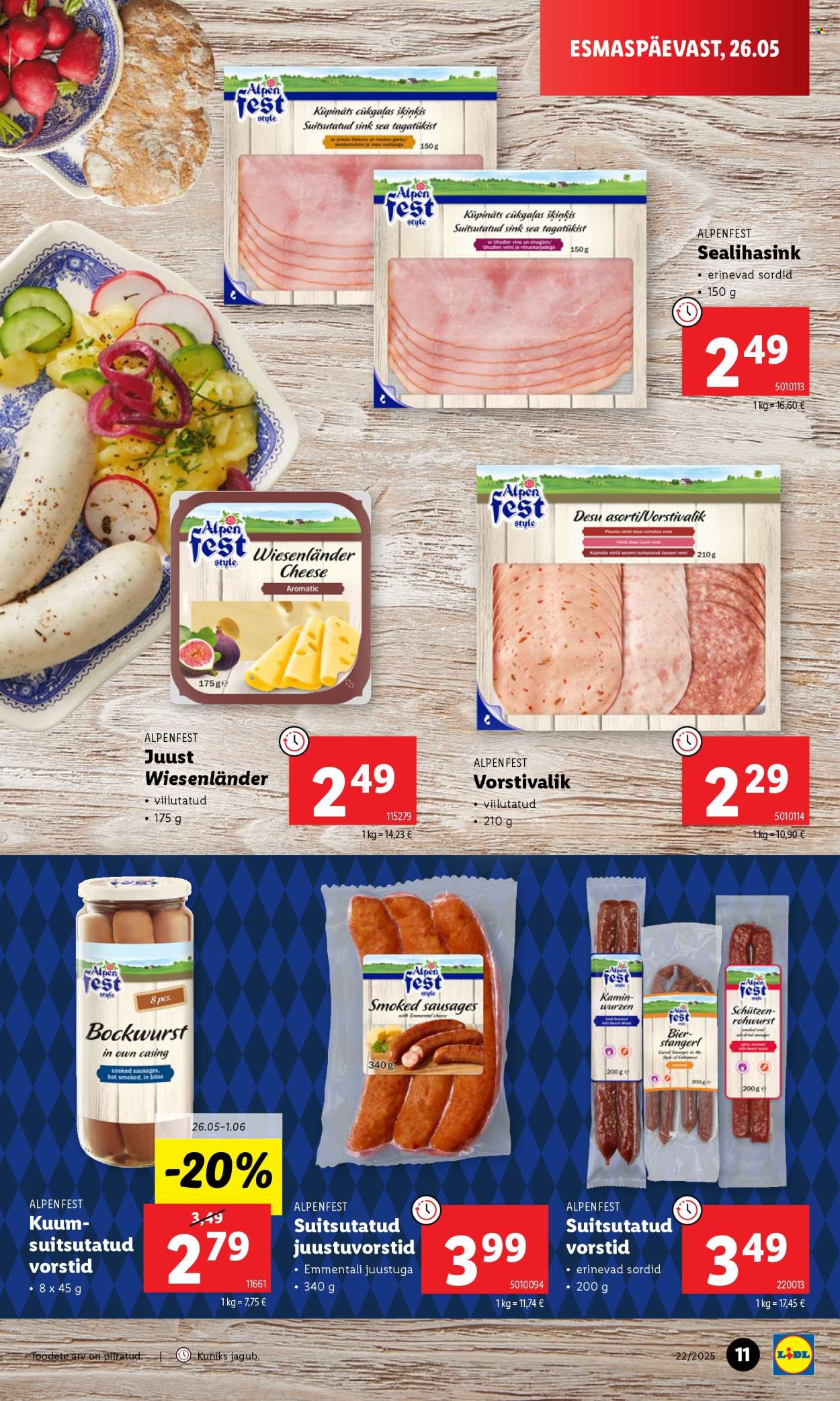 lidl - Lidl kliendileht - Kliendileht (26.05 - 1.06.2025) - page: 11 lidl - Lidl kliendileht - Kliendileht (26.05 - 1.06.2025) - page: 11
