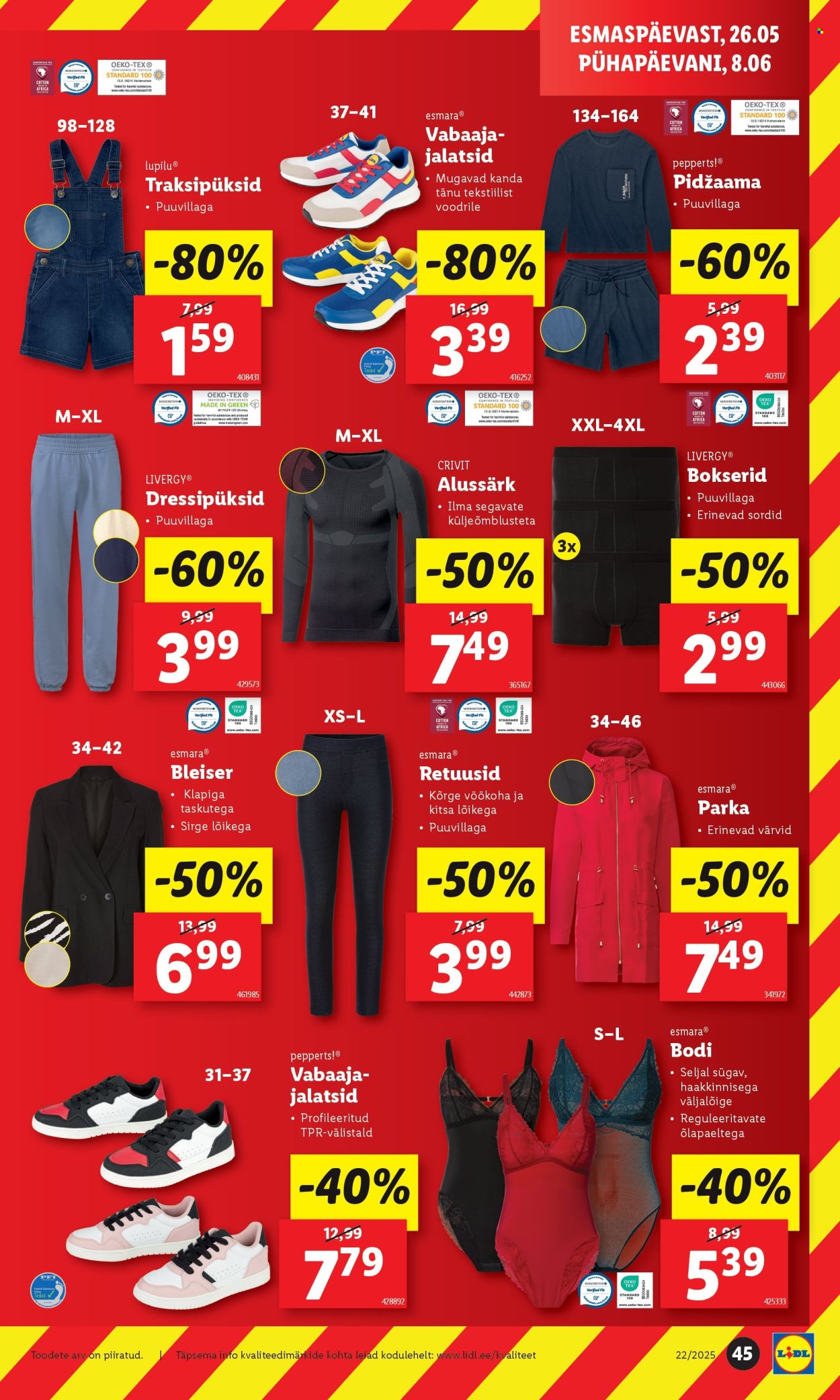 lidl - Lidl kliendileht - Kliendileht (26.05 - 1.06.2025) - page: 45 lidl - Lidl kliendileht - Kliendileht (26.05 - 1.06.2025) - page: 45