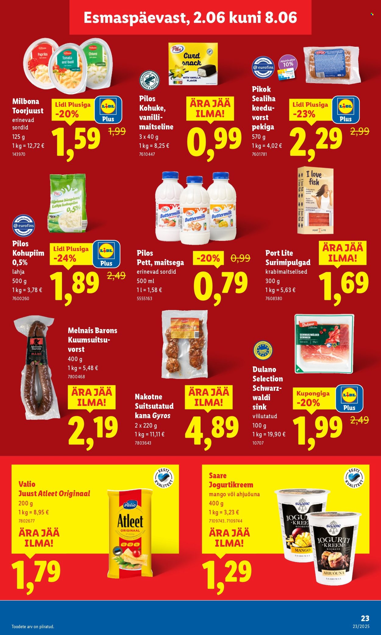 lidl - Lidl kliendileht - Kliendileht (2.06 - 8.06.2025) - page: 23 lidl - Lidl kliendileht - Kliendileht (2.06 - 8.06.2025) - page: 23