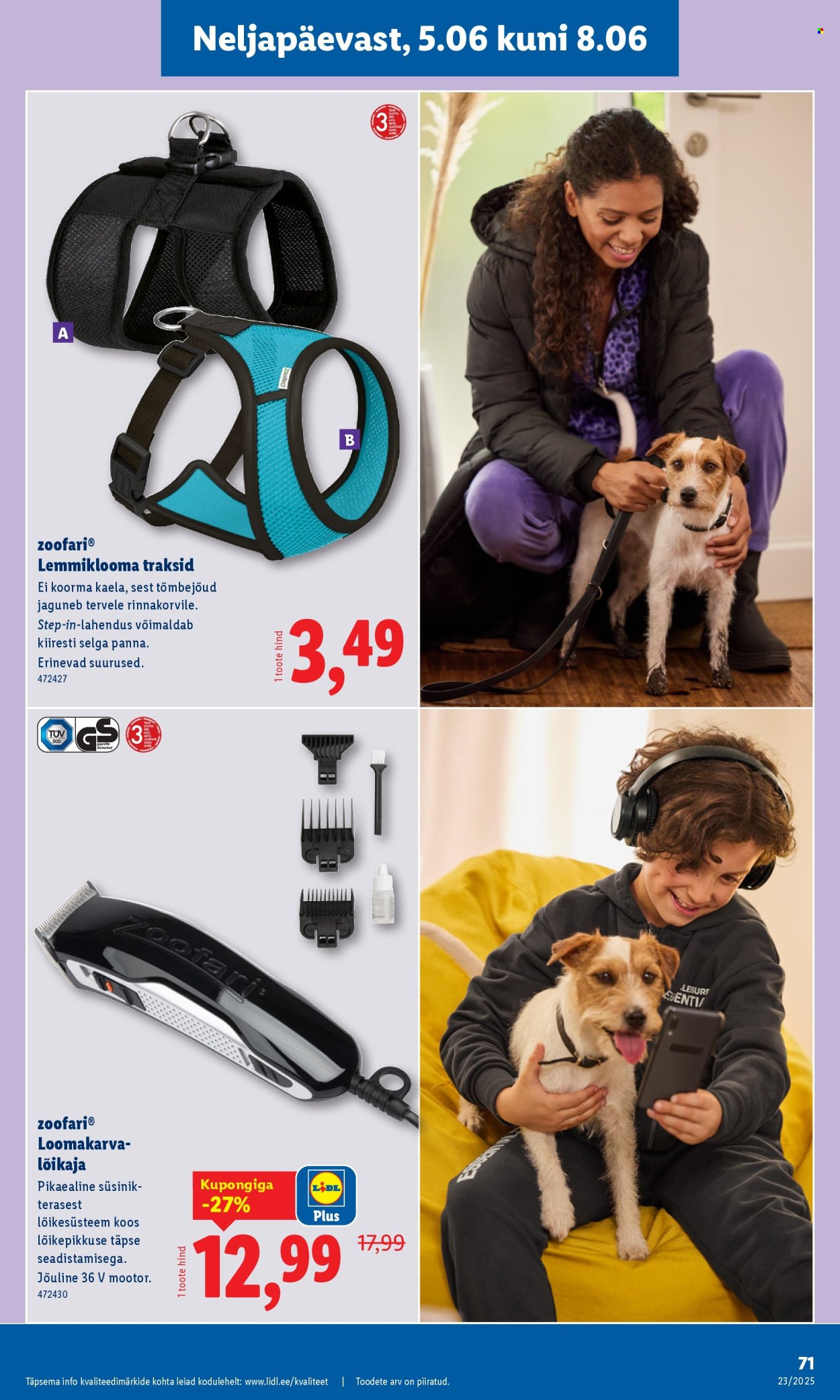 lidl - Lidl kliendileht - Kliendileht (5.06 - 8.06.2025) - page: 71 lidl - Lidl kliendileht - Kliendileht (5.06 - 8.06.2025) - page: 71