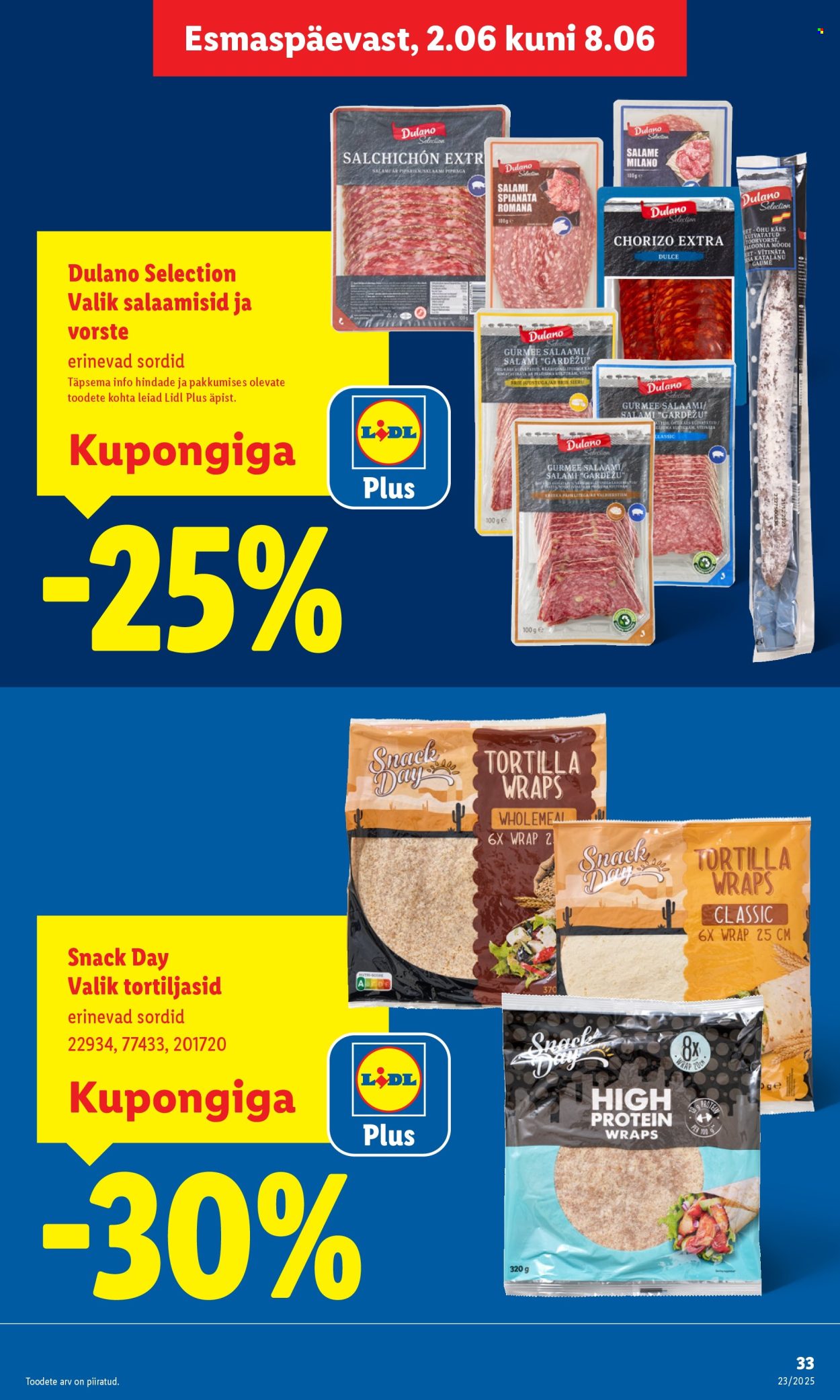 lidl - Lidl kliendileht - Kliendileht (5.06 - 8.06.2025) - page: 33 lidl - Lidl kliendileht - Kliendileht (5.06 - 8.06.2025) - page: 33