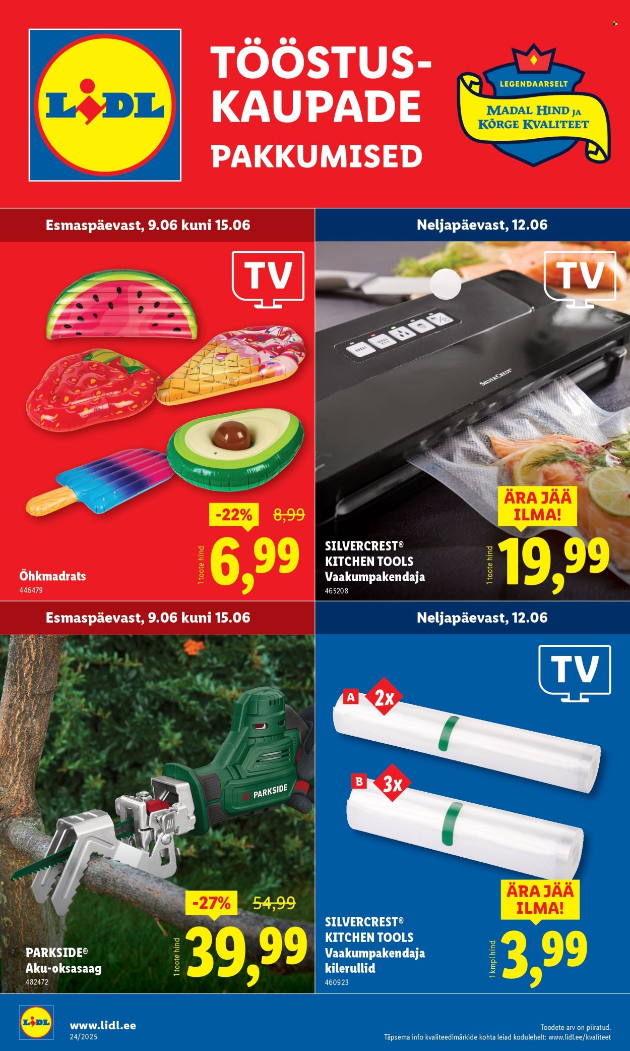 lidl - Lidl kliendileht - Tööstuskaupade pakkumised (9.06 - 15.06.2025)