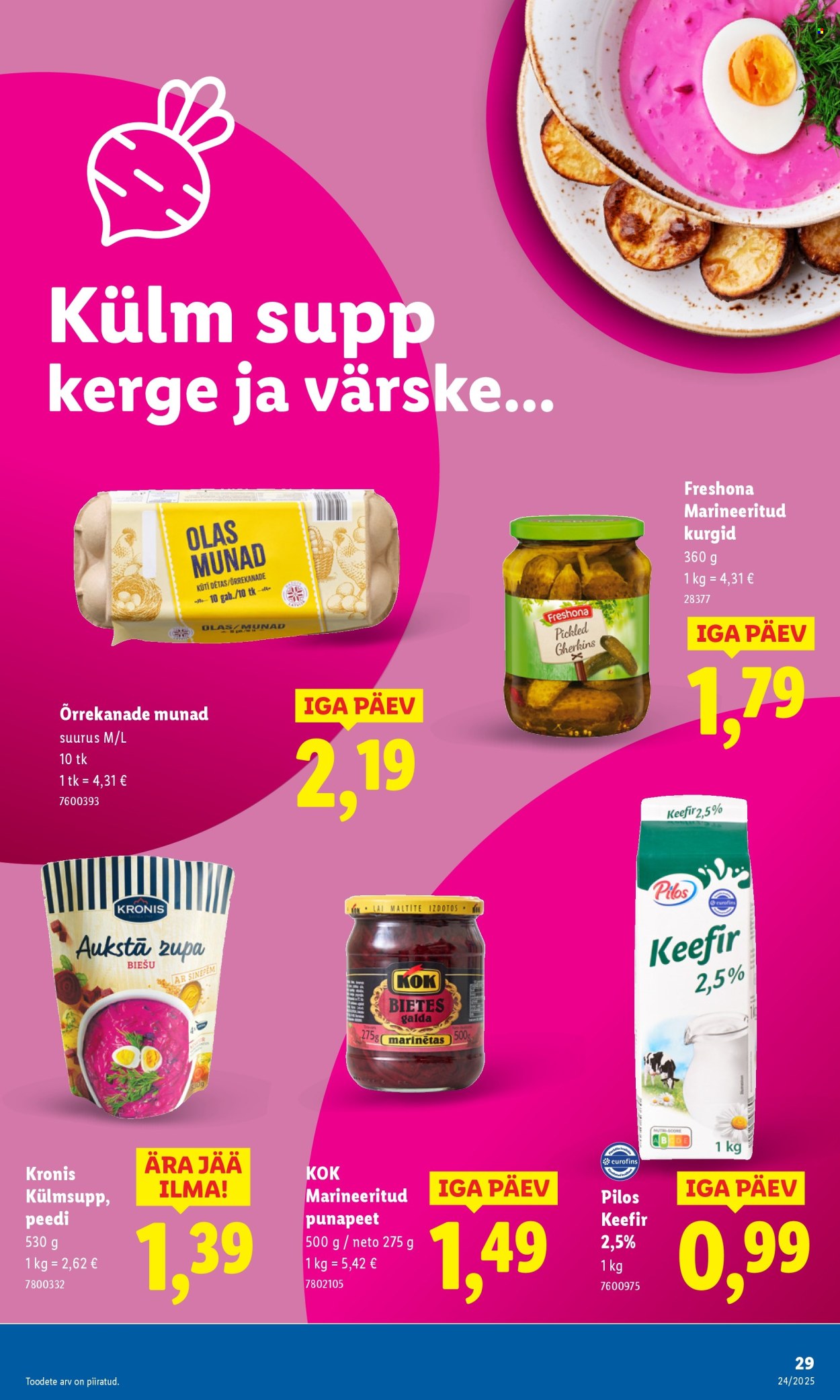 lidl - Lidl kliendileht - Kliendileht (9.06 - 15.06.2025) - page: 29 lidl - Lidl kliendileht - Kliendileht (9.06 - 15.06.2025) - page: 29