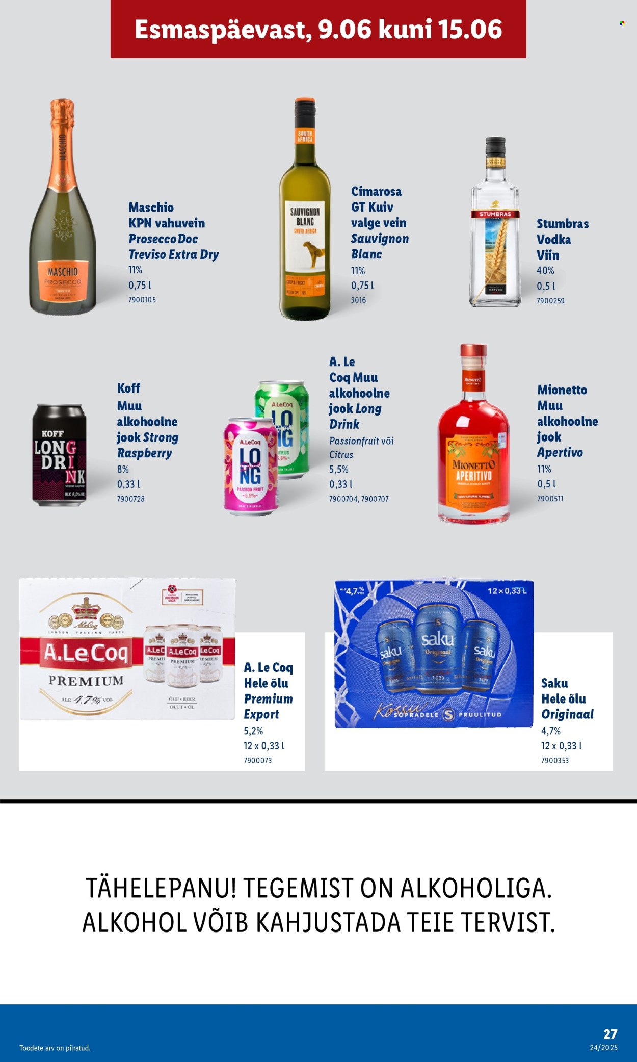 lidl - Lidl kliendileht - Kliendileht (9.06 - 15.06.2025) - page: 27 lidl - Lidl kliendileht - Kliendileht (9.06 - 15.06.2025) - page: 27