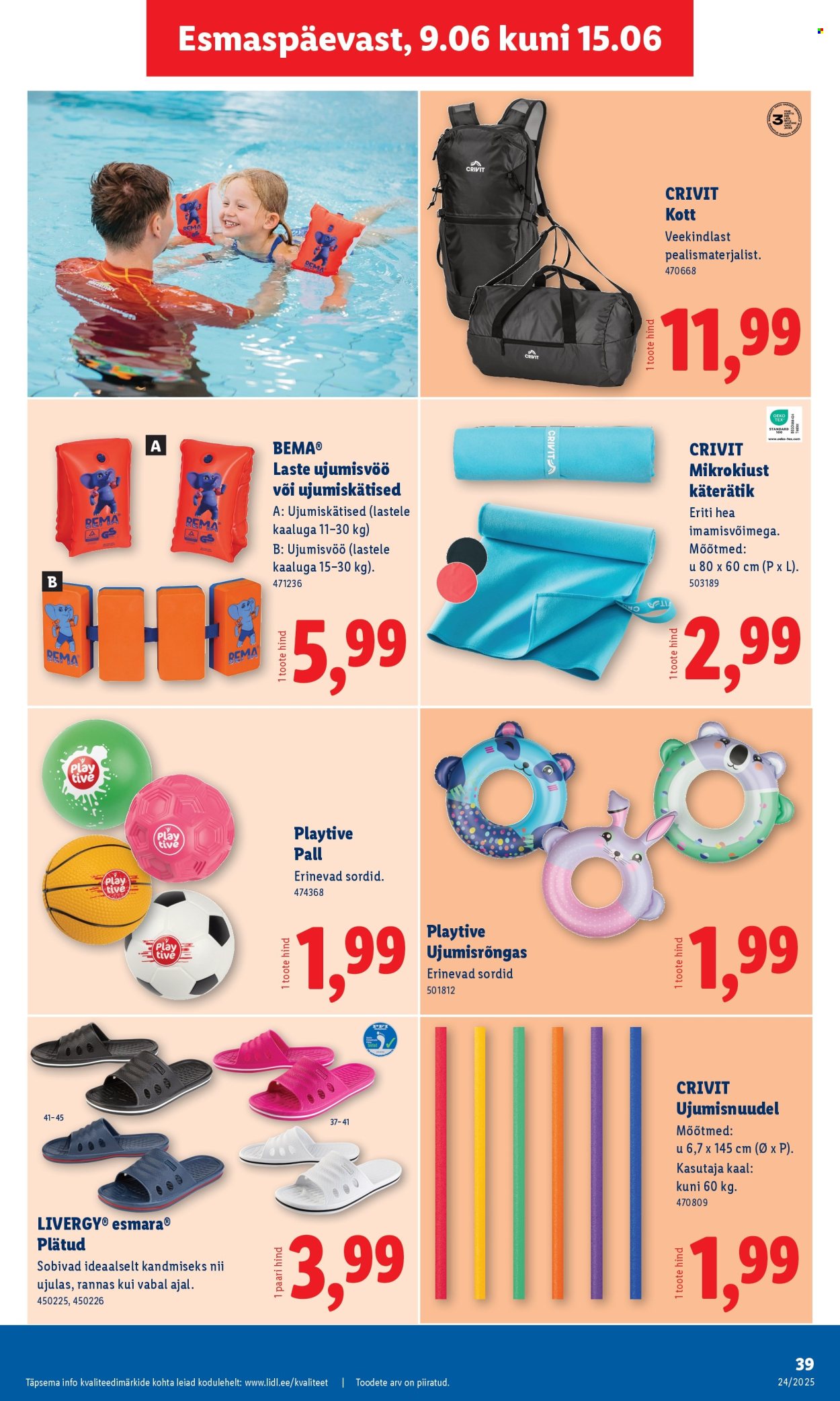 lidl - Lidl kliendileht - Kliendileht (9.06 - 15.06.2025) - page: 39 lidl - Lidl kliendileht - Kliendileht (9.06 - 15.06.2025) - page: 39