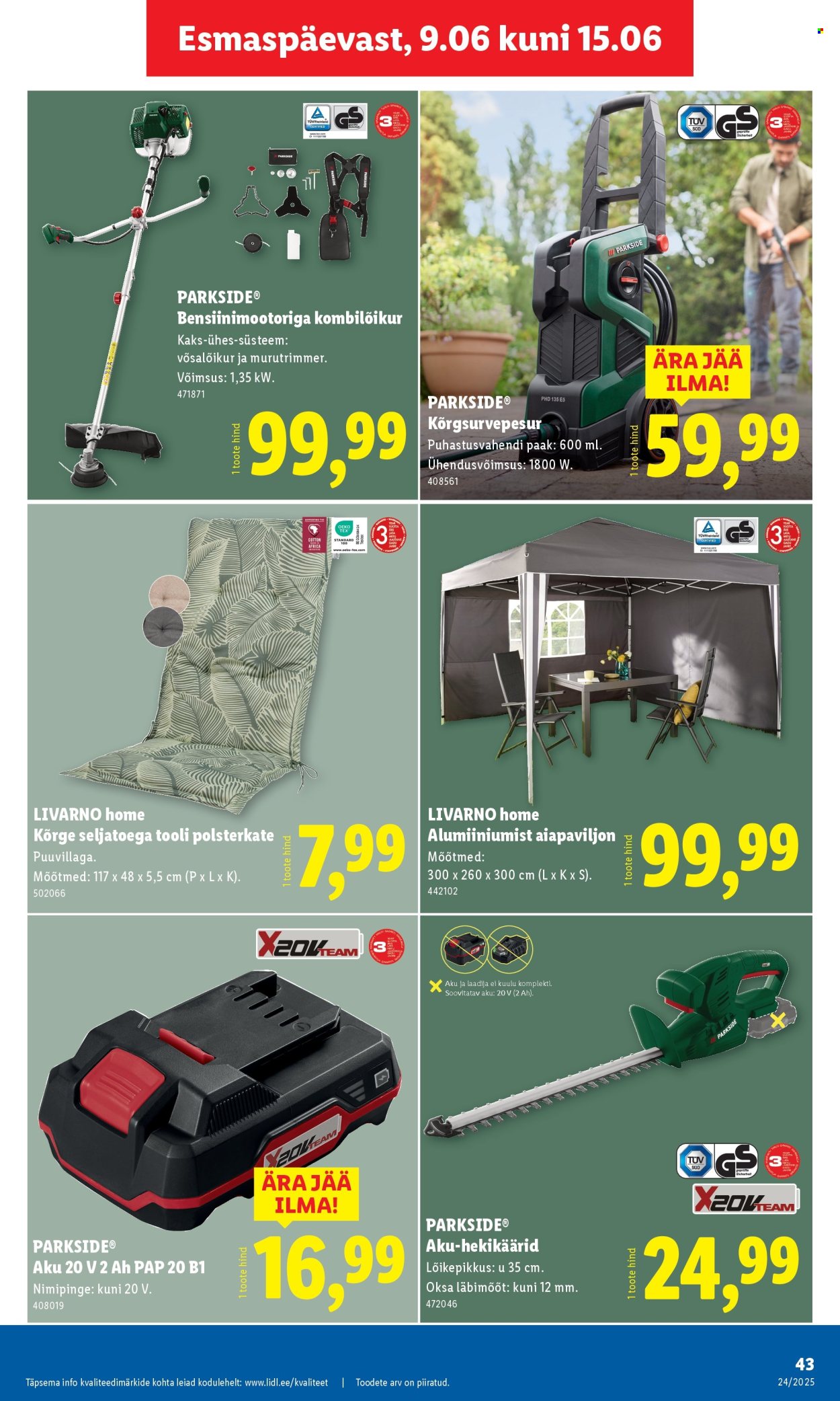 lidl - Lidl kliendileht - Kliendileht (9.06 - 15.06.2025) - page: 43 lidl - Lidl kliendileht - Kliendileht (9.06 - 15.06.2025) - page: 43