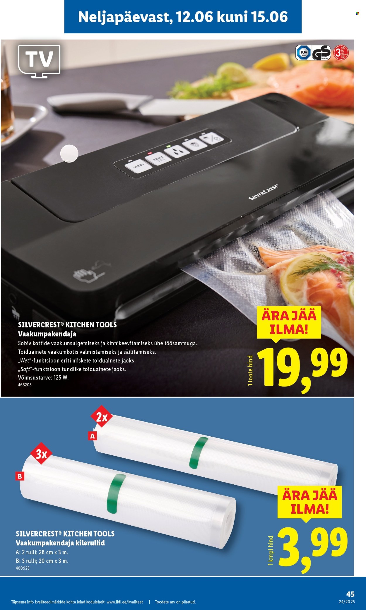 lidl - Lidl kliendileht - Kliendileht (9.06 - 15.06.2025) - page: 45 lidl - Lidl kliendileht - Kliendileht (9.06 - 15.06.2025) - page: 45