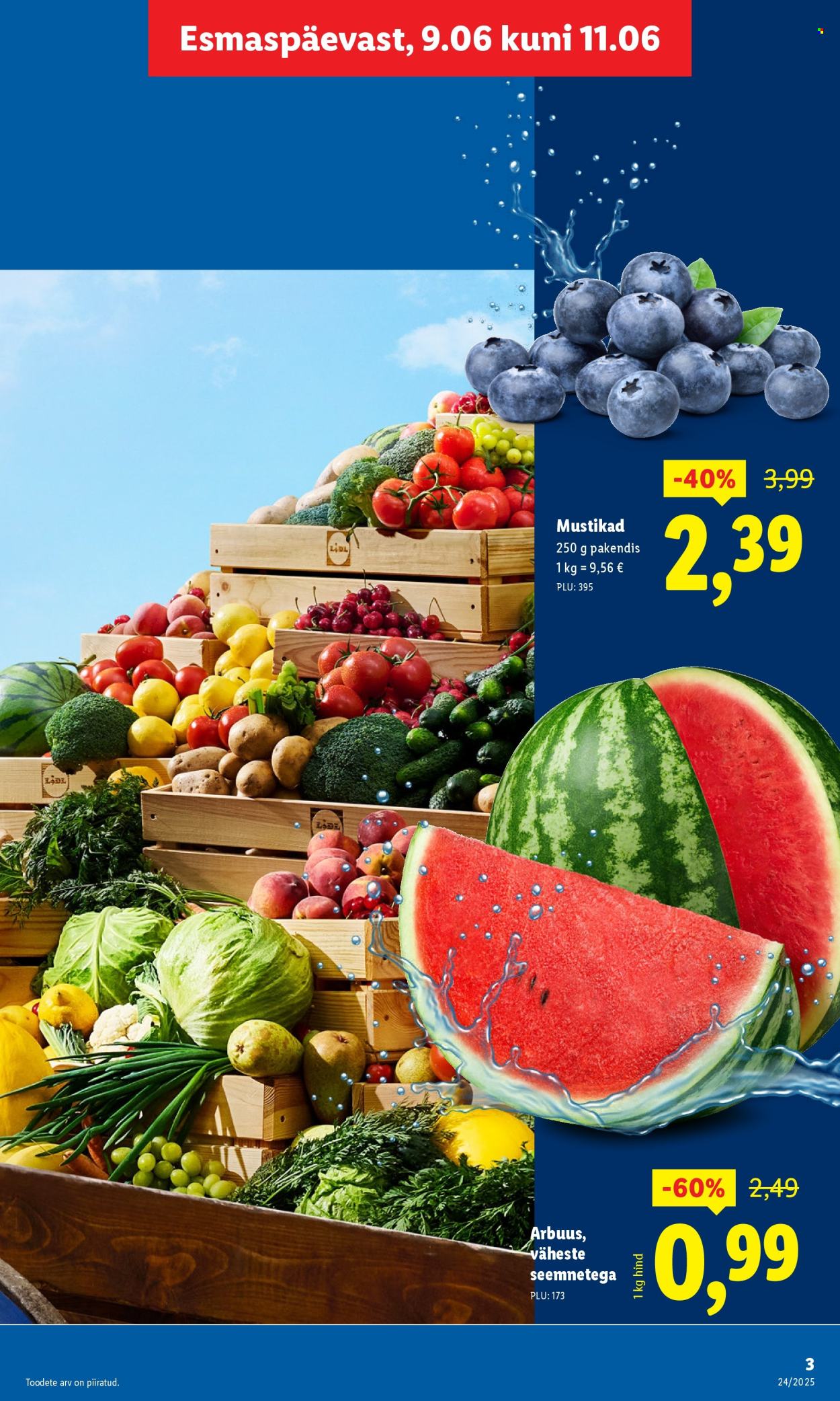 lidl - Lidl kliendileht - Kliendileht (9.06 - 15.06.2025) - page: 3 lidl - Lidl kliendileht - Kliendileht (9.06 - 15.06.2025) - page: 3