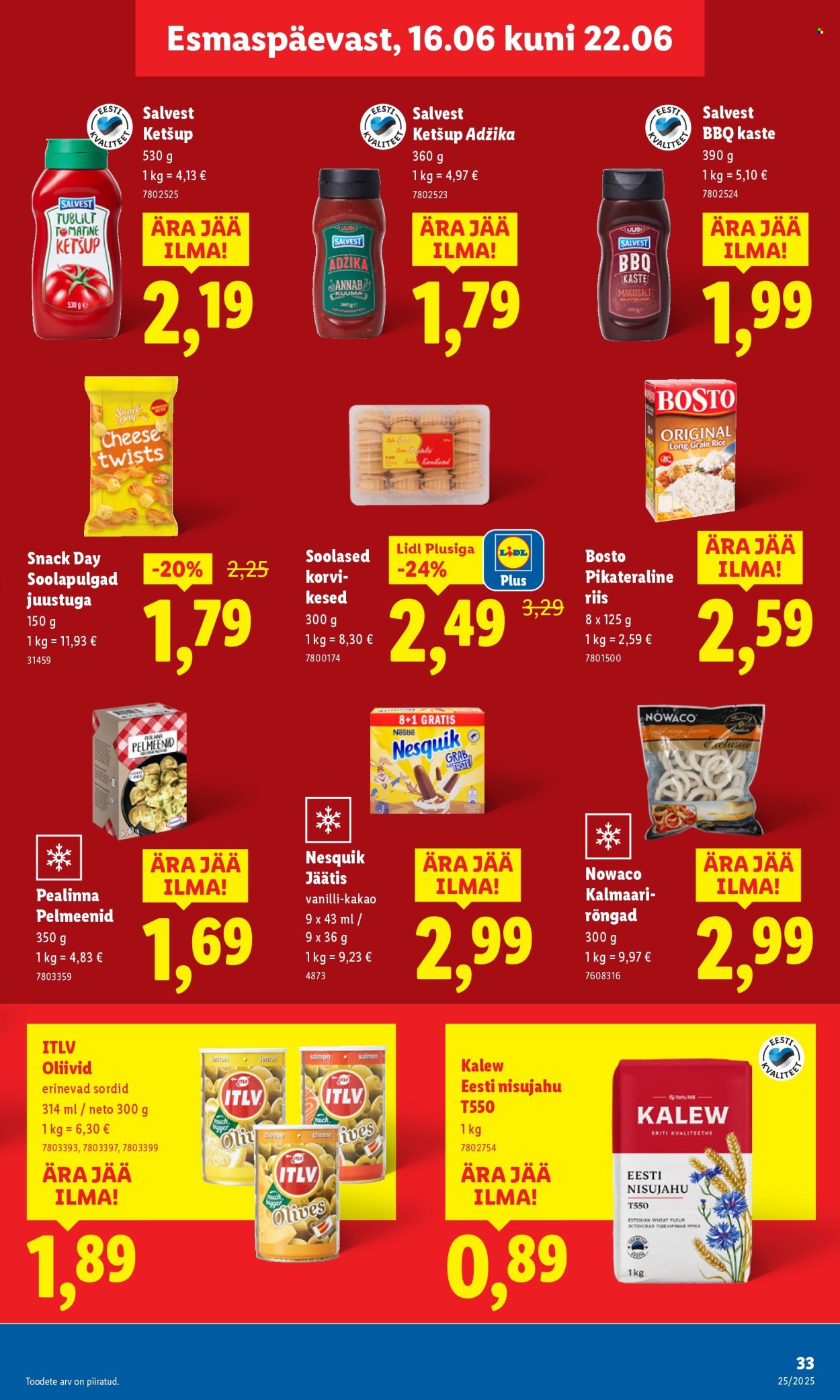lidl - Lidl kliendileht - Nädalalõpu pakkumised (19.06 - 22.06.2025) - page: 33 lidl - Lidl kliendileht - Nädalalõpu pakkumised (19.06 - 22.06.2025) - page: 33