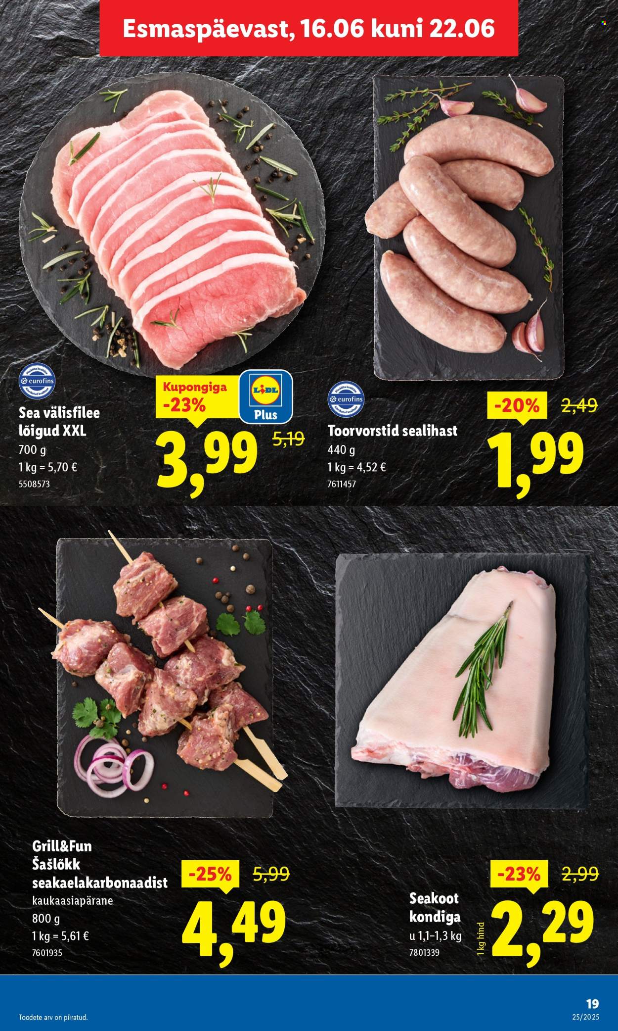 lidl - Lidl kliendileht - Nädalalõpu pakkumised (19.06 - 22.06.2025) - page: 19 lidl - Lidl kliendileht - Nädalalõpu pakkumised (19.06 - 22.06.2025) - page: 19