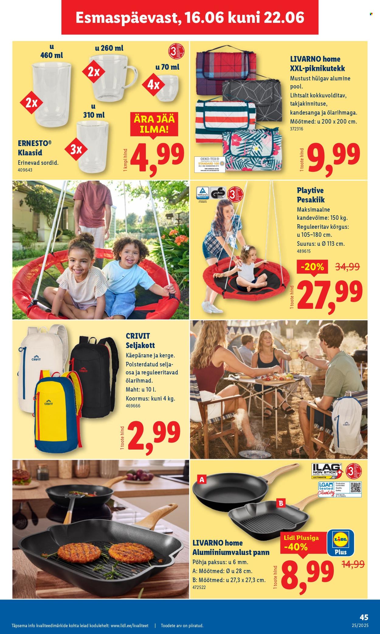lidl - Lidl kliendileht - Nädalalõpu pakkumised (19.06 - 22.06.2025) - page: 45 lidl - Lidl kliendileht - Nädalalõpu pakkumised (19.06 - 22.06.2025) - page: 45