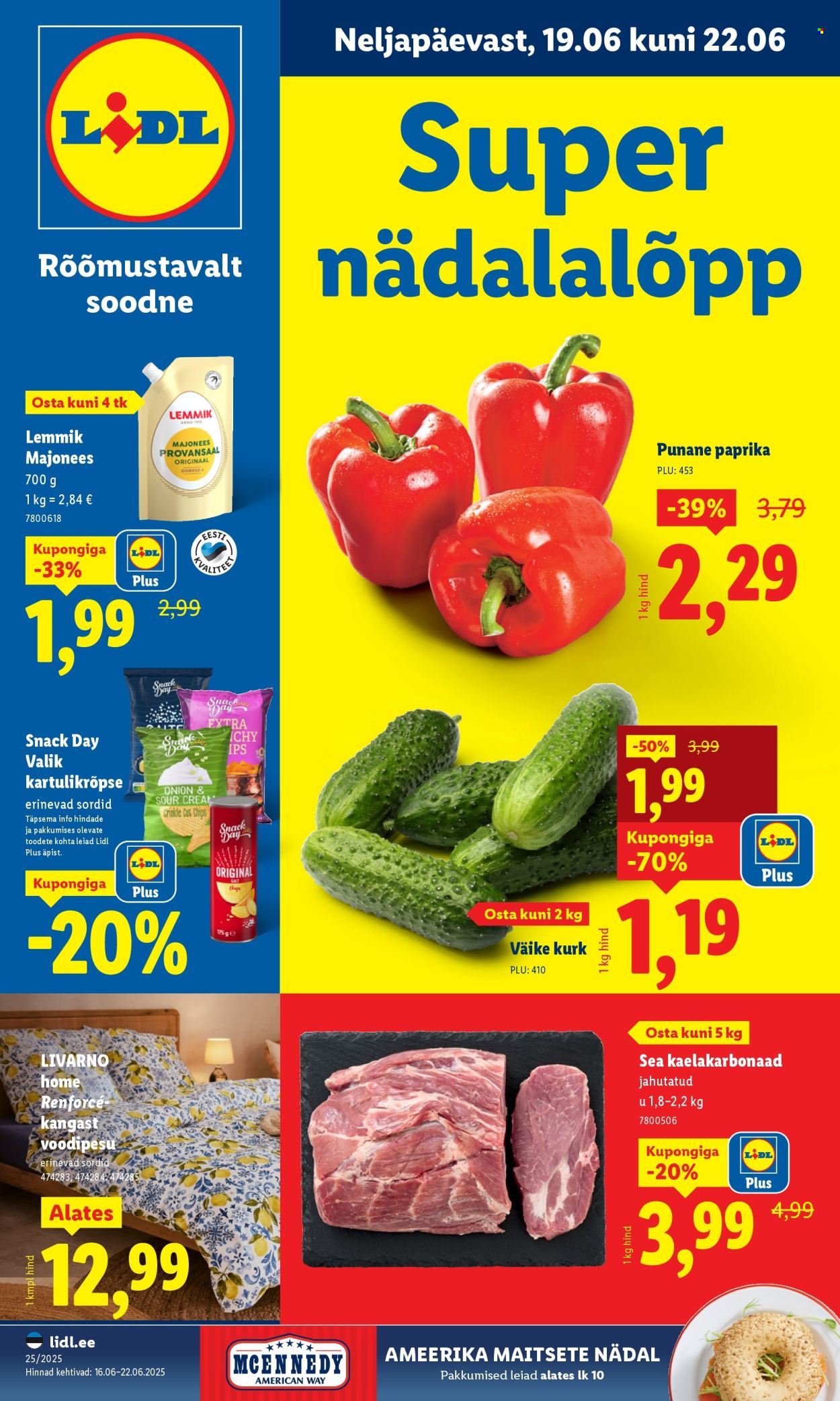 lidl - Lidl kliendileht - Nädalalõpu pakkumised (19.06 - 22.06.2025)