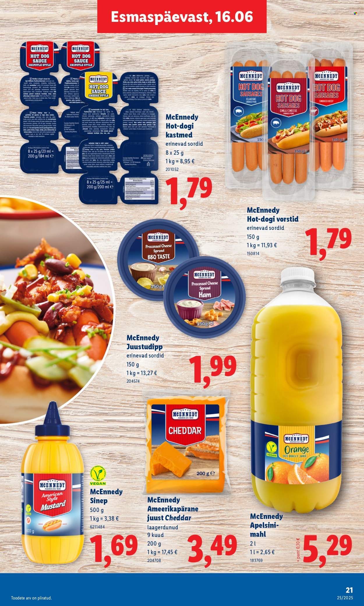 lidl - Lidl kliendileht - Nädalalõpu pakkumised (19.06 - 22.06.2025) - page: 21 lidl - Lidl kliendileht - Nädalalõpu pakkumised (19.06 - 22.06.2025) - page: 21