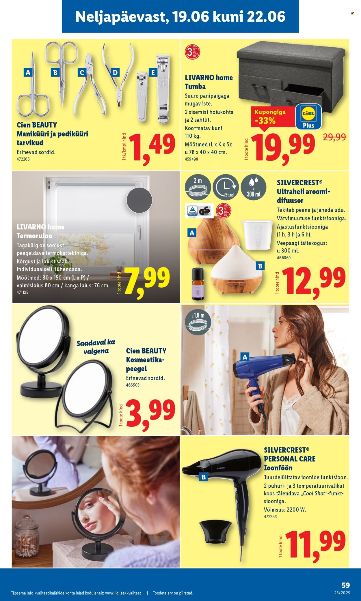 lidl - Lidl kliendileht - Nädalalõpu pakkumised (19.06 - 22.06.2025) - page: 59 lidl - Lidl kliendileht - Nädalalõpu pakkumised (19.06 - 22.06.2025) - page: 59