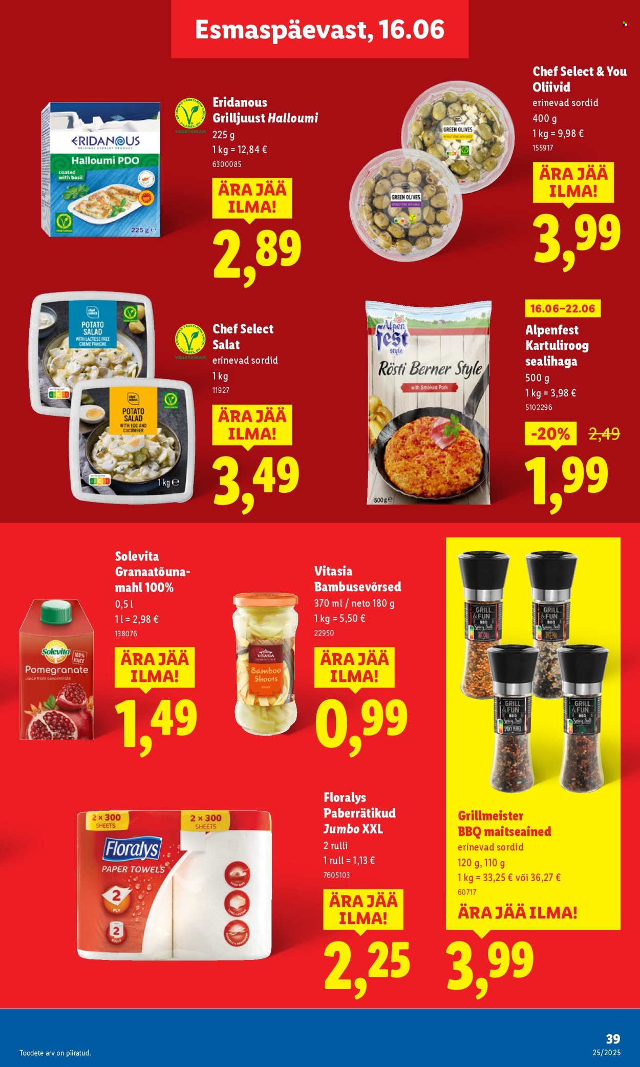 lidl - Lidl kliendileht - Nädalalõpu pakkumised (19.06 - 22.06.2025) - page: 39 lidl - Lidl kliendileht - Nädalalõpu pakkumised (19.06 - 22.06.2025) - page: 39