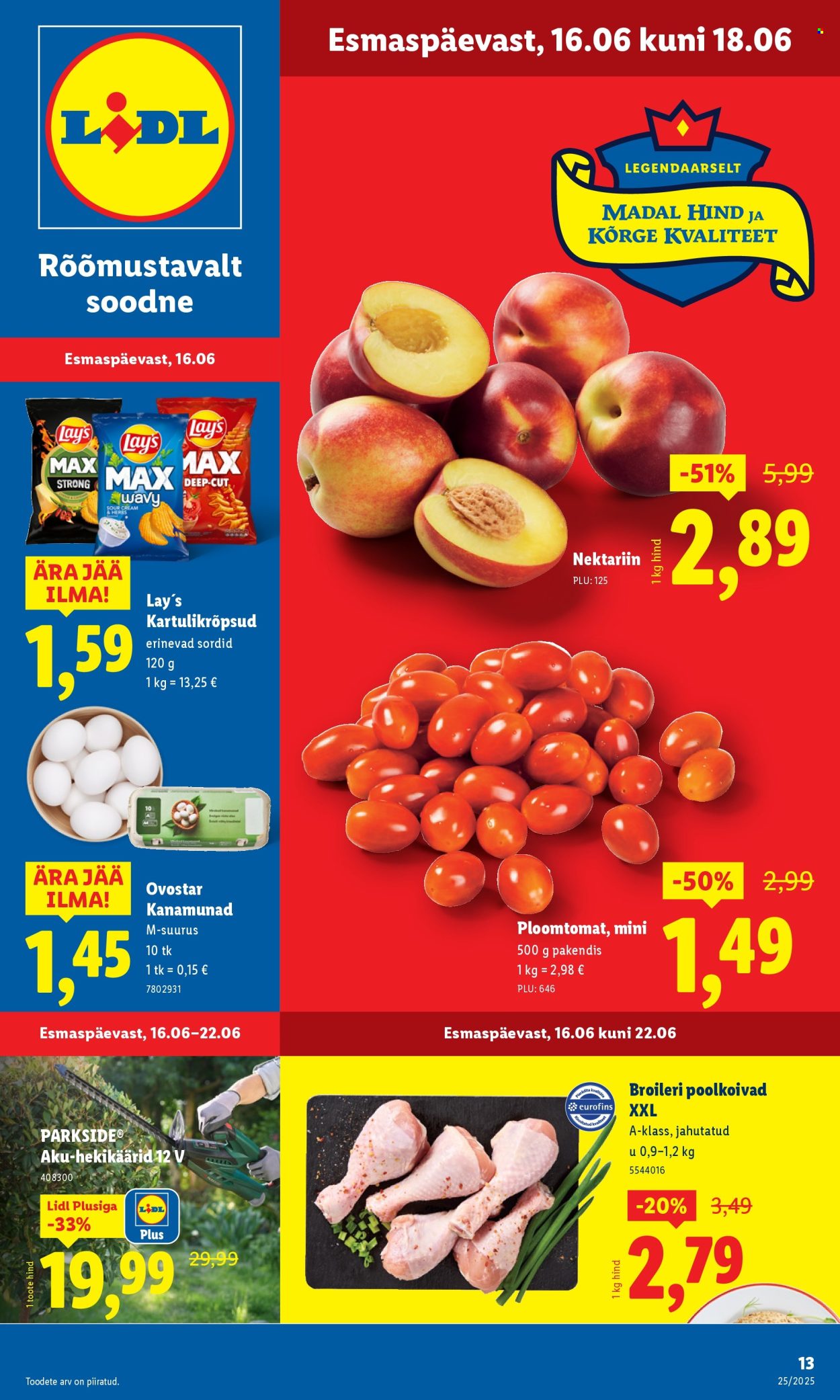 lidl - Lidl kliendileht - Nädalalõpu pakkumised (19.06 - 22.06.2025) - page: 13 lidl - Lidl kliendileht - Nädalalõpu pakkumised (19.06 - 22.06.2025) - page: 13