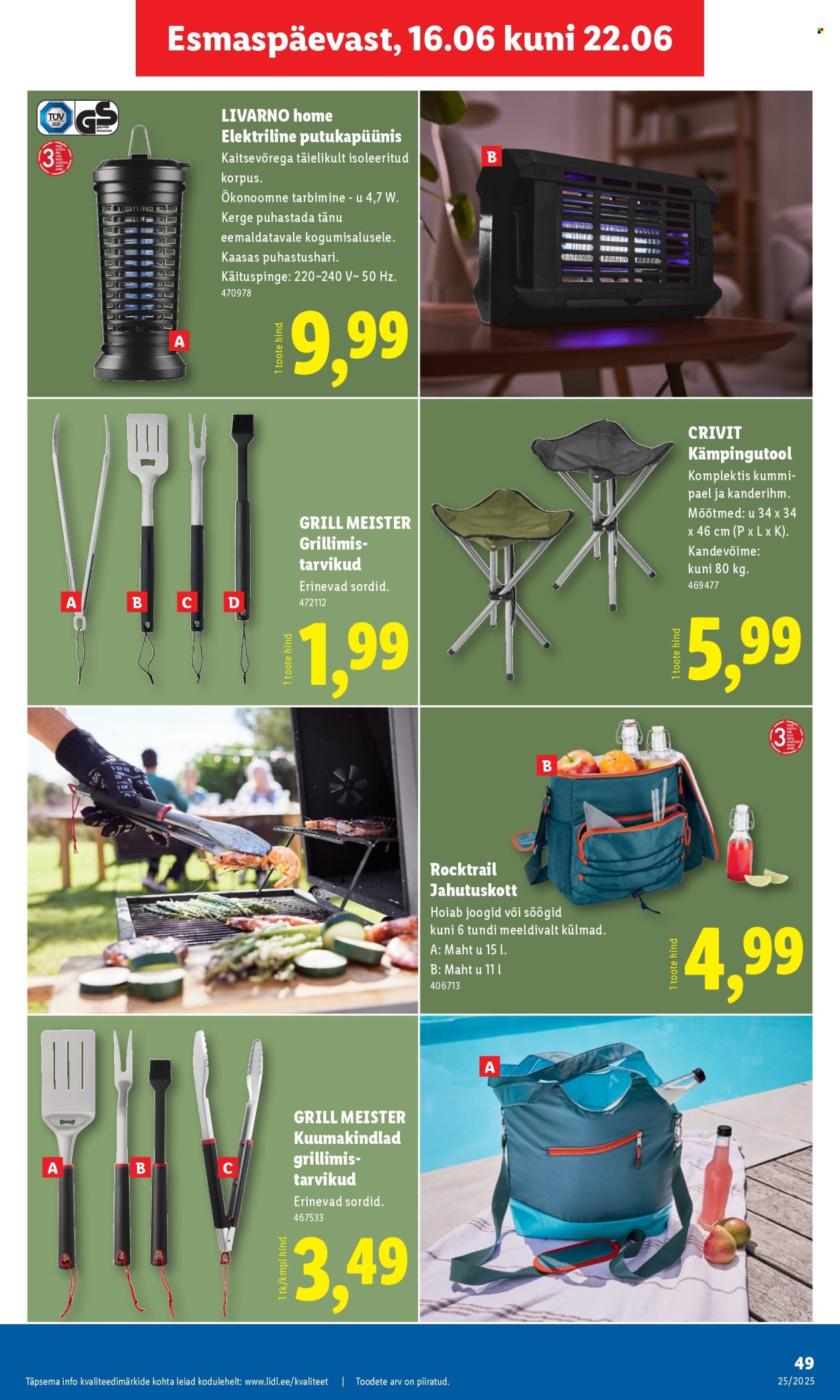 lidl - Lidl kliendileht - Nädalalõpu pakkumised (19.06 - 22.06.2025) - page: 49 lidl - Lidl kliendileht - Nädalalõpu pakkumised (19.06 - 22.06.2025) - page: 49
