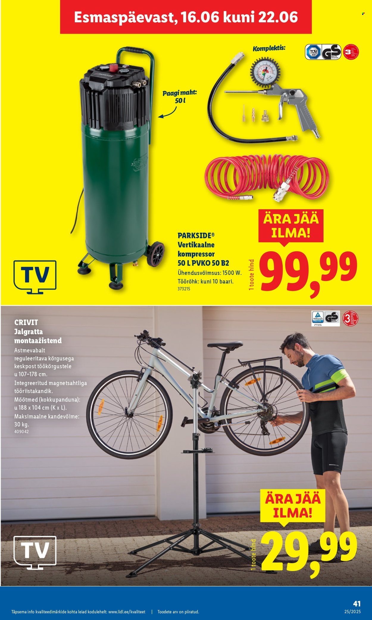 lidl - Lidl kliendileht - Nädalalõpu pakkumised (19.06 - 22.06.2025) - page: 41 lidl - Lidl kliendileht - Nädalalõpu pakkumised (19.06 - 22.06.2025) - page: 41