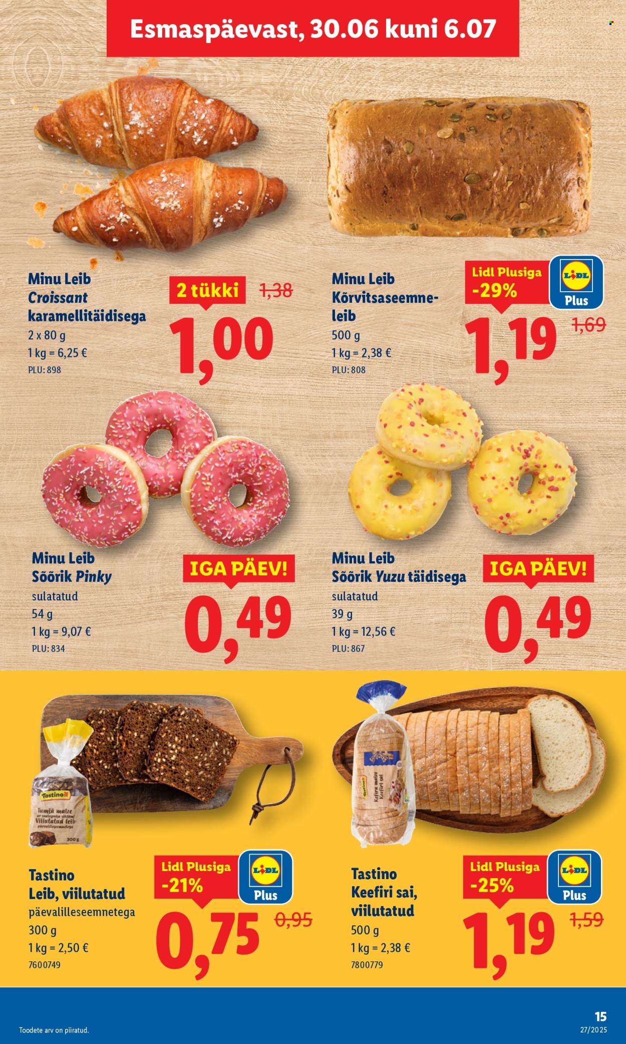 lidl - Lidl kliendileht - Nädalalõpu pakkumised (3.07 - 6.07.2025) - page: 15 lidl - Lidl kliendileht - Nädalalõpu pakkumised (3.07 - 6.07.2025) - page: 15
