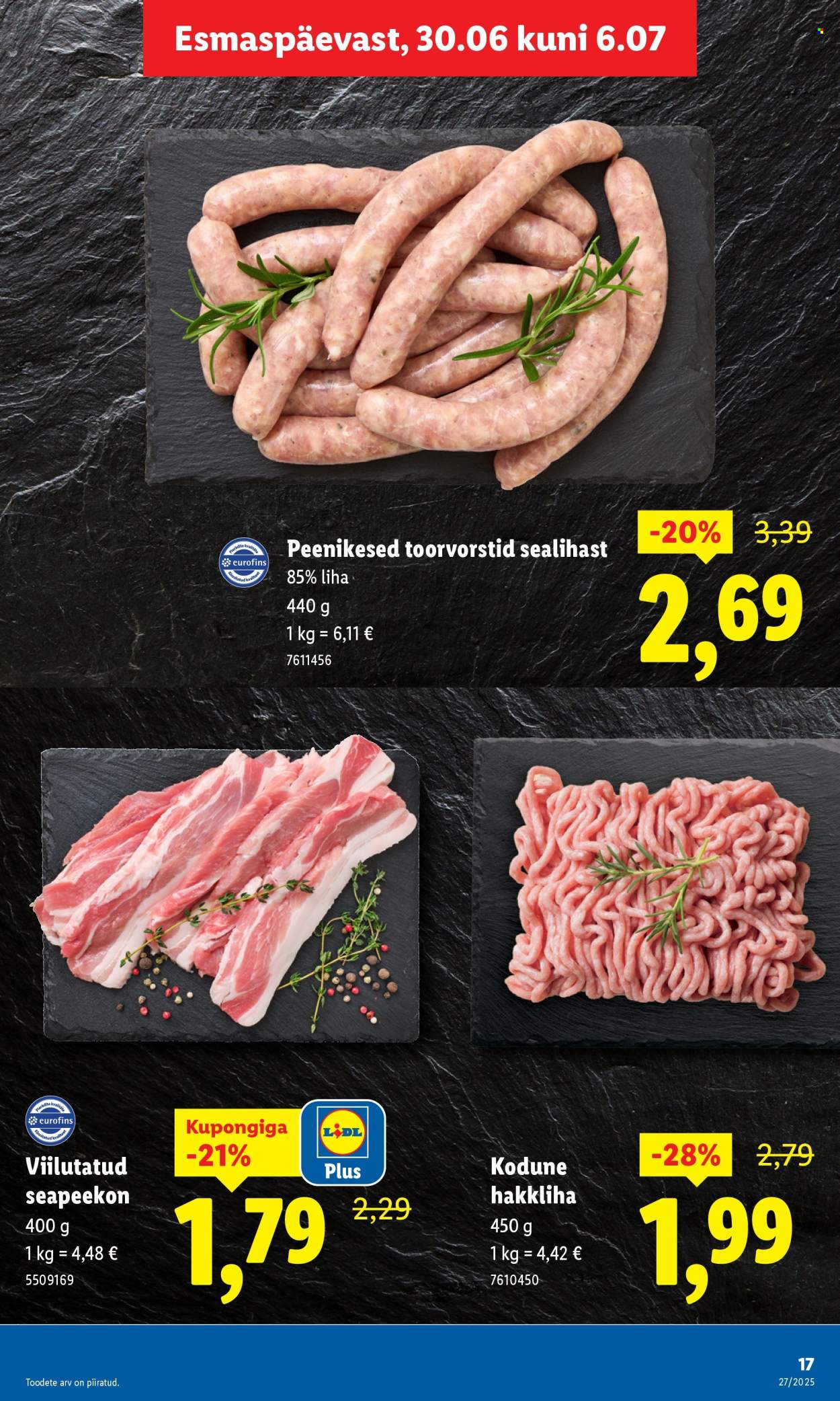 lidl - Lidl kliendileht - Nädalalõpu pakkumised (3.07 - 6.07.2025) - page: 17 lidl - Lidl kliendileht - Nädalalõpu pakkumised (3.07 - 6.07.2025) - page: 17