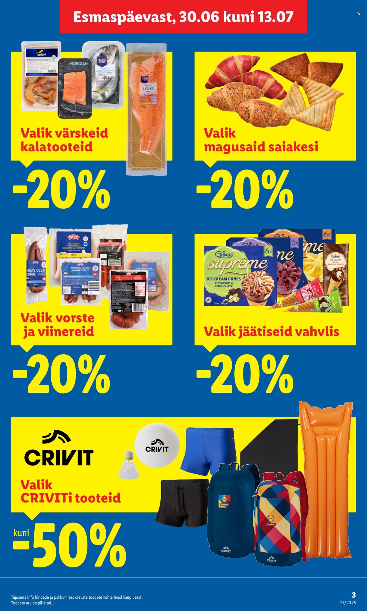 lidl - Lidl kliendileht - Nädalalõpu pakkumised (3.07 - 6.07.2025) - page: 3 lidl - Lidl kliendileht - Nädalalõpu pakkumised (3.07 - 6.07.2025) - page: 3