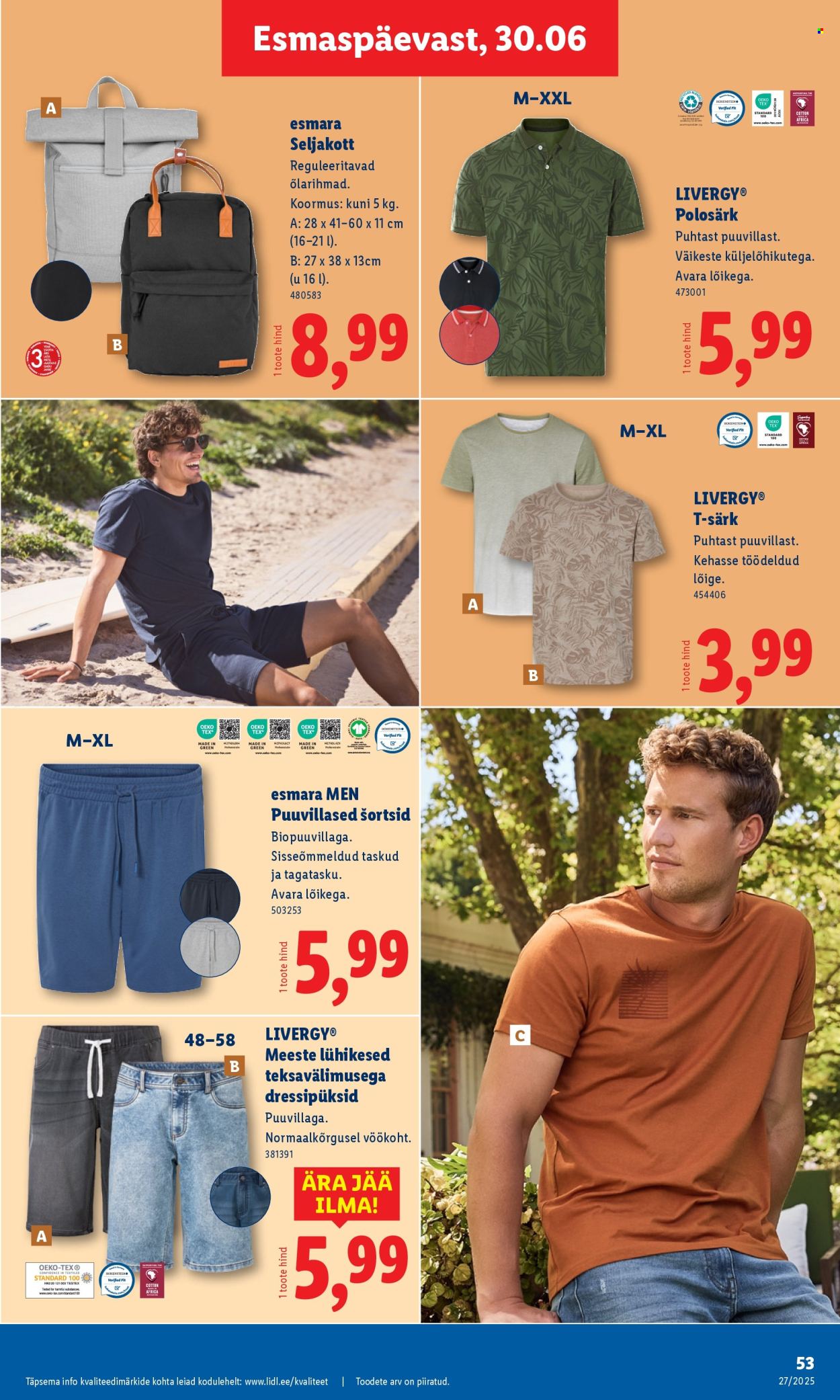 lidl - Lidl kliendileht - Nädalalõpu pakkumised (3.07 - 6.07.2025) - page: 53 lidl - Lidl kliendileht - Nädalalõpu pakkumised (3.07 - 6.07.2025) - page: 53