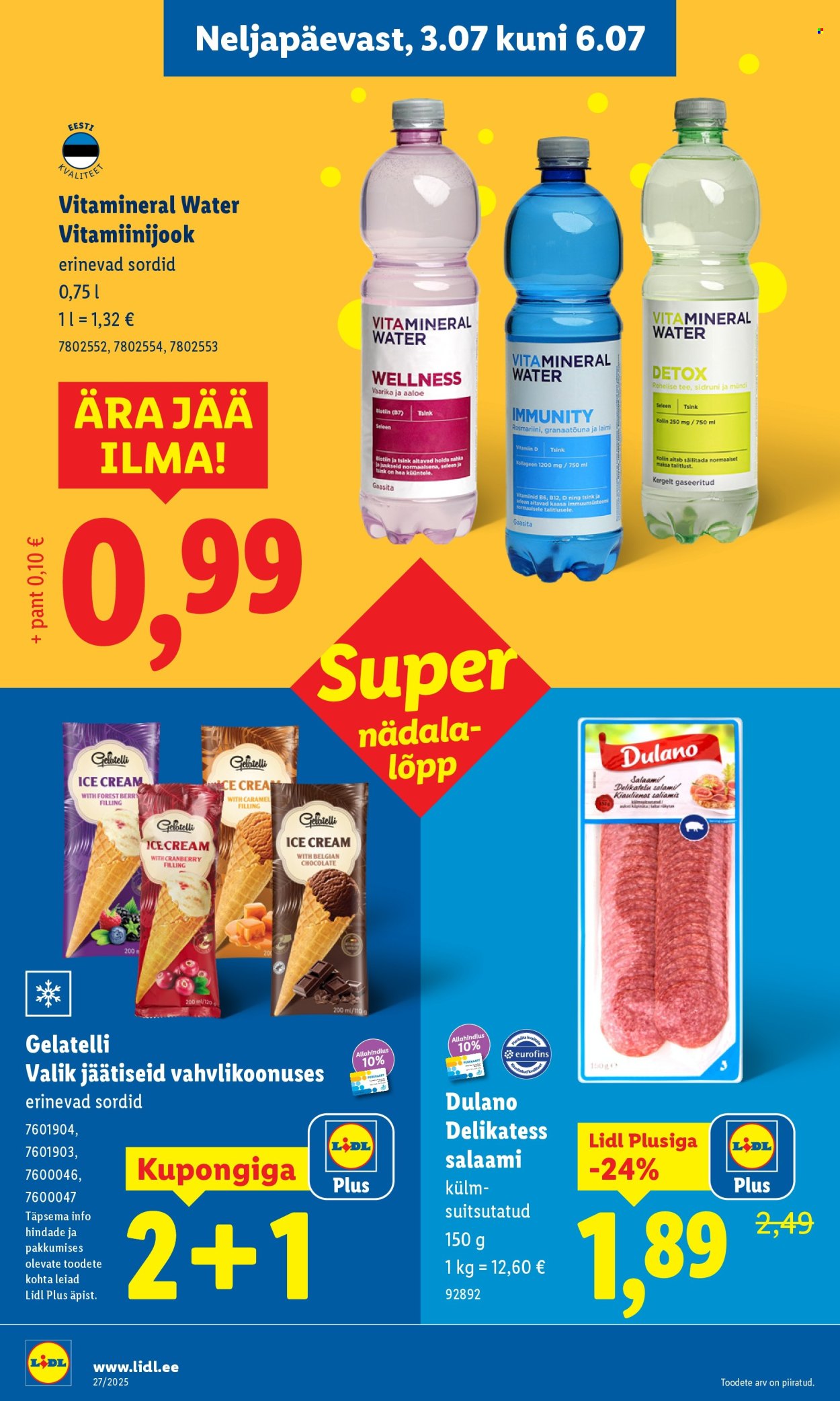 lidl - Lidl kliendileht - Nädalalõpu pakkumised (3.07 - 6.07.2025) - page: 10 lidl - Lidl kliendileht - Nädalalõpu pakkumised (3.07 - 6.07.2025) - page: 10