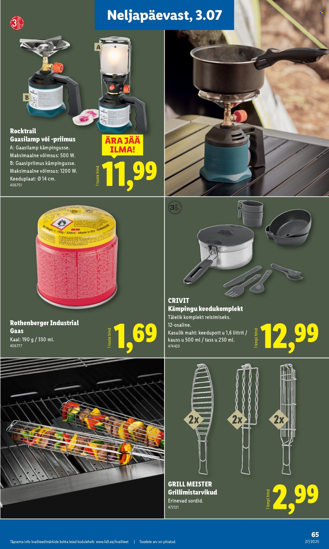 lidl - Lidl kliendileht - Nädalalõpu pakkumised (3.07 - 6.07.2025) - page: 65 lidl - Lidl kliendileht - Nädalalõpu pakkumised (3.07 - 6.07.2025) - page: 65