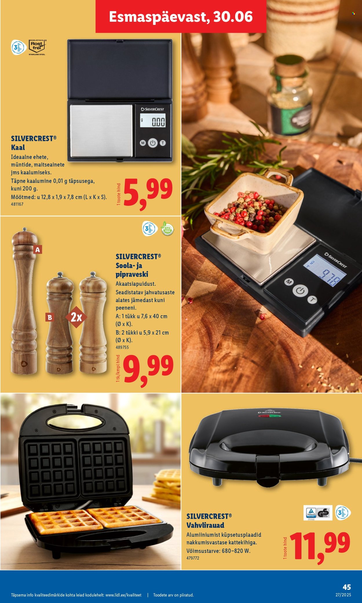 lidl - Lidl kliendileht - Nädalalõpu pakkumised (3.07 - 6.07.2025) - page: 45 lidl - Lidl kliendileht - Nädalalõpu pakkumised (3.07 - 6.07.2025) - page: 45