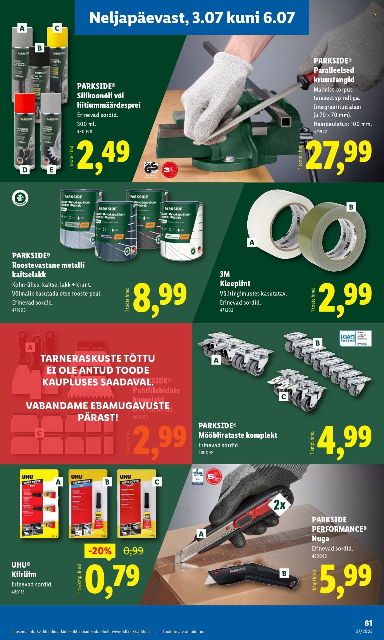 lidl - Lidl kliendileht - Nädalalõpu pakkumised (3.07 - 6.07.2025) - page: 61 lidl - Lidl kliendileht - Nädalalõpu pakkumised (3.07 - 6.07.2025) - page: 61