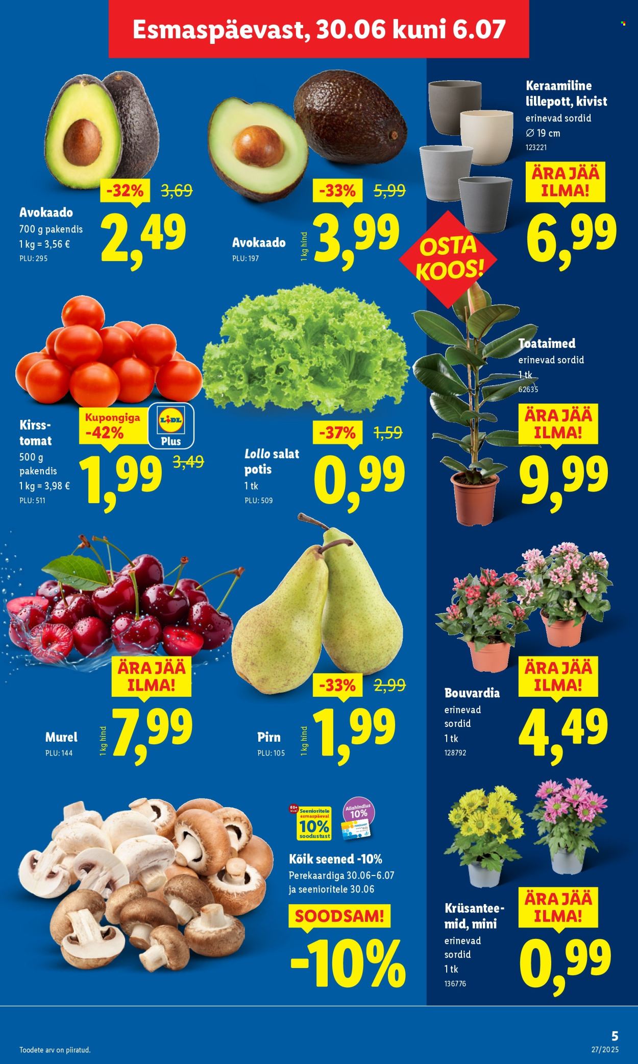 lidl - Lidl kliendileht - Nädalalõpu pakkumised (3.07 - 6.07.2025) - page: 5 lidl - Lidl kliendileht - Nädalalõpu pakkumised (3.07 - 6.07.2025) - page: 5