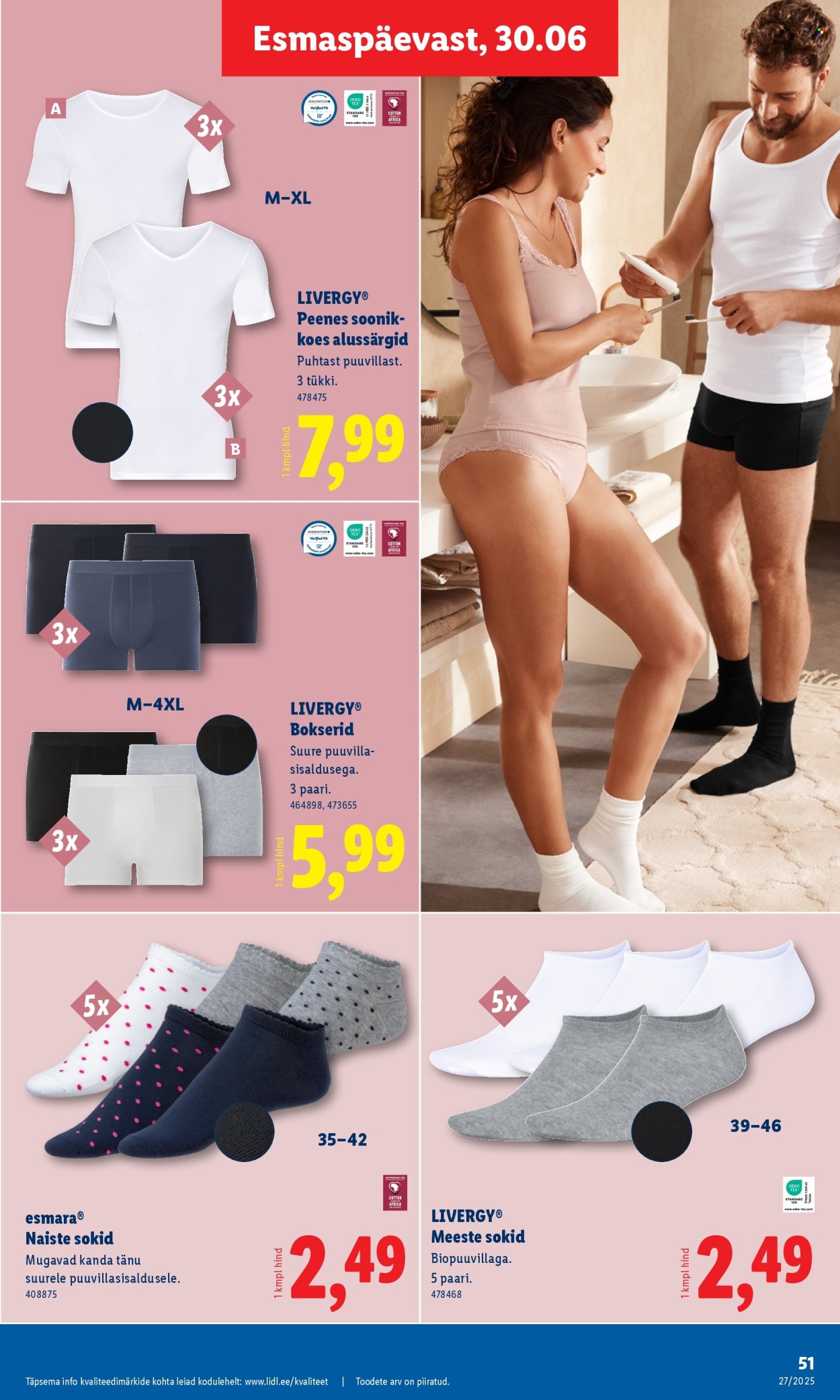 lidl - Lidl kliendileht - Nädalalõpu pakkumised (3.07 - 6.07.2025) - page: 51 lidl - Lidl kliendileht - Nädalalõpu pakkumised (3.07 - 6.07.2025) - page: 51