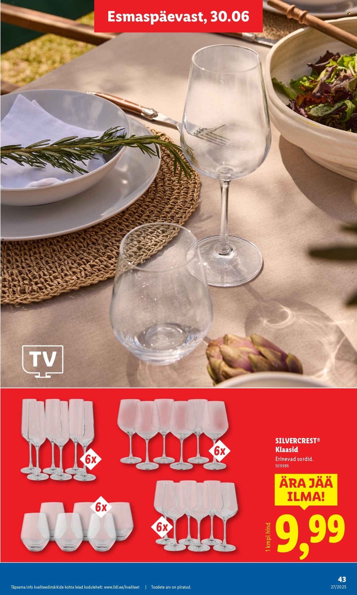 lidl - Lidl kliendileht - Nädalalõpu pakkumised (3.07 - 6.07.2025) - page: 43 lidl - Lidl kliendileht - Nädalalõpu pakkumised (3.07 - 6.07.2025) - page: 43