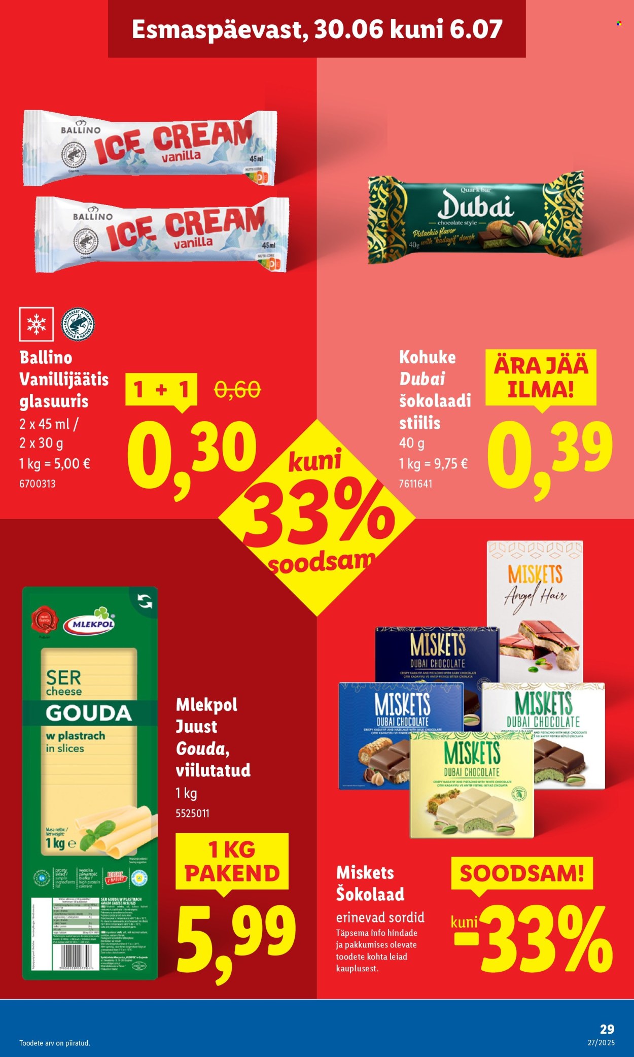 lidl - Lidl kliendileht - Nädalalõpu pakkumised (3.07 - 6.07.2025) - page: 29 lidl - Lidl kliendileht - Nädalalõpu pakkumised (3.07 - 6.07.2025) - page: 29