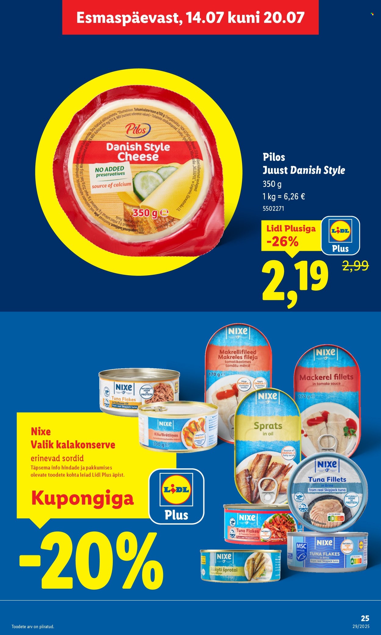 lidl - Lidl kliendileht - Kliendileht (14.07 - 20.07.2025) - page: 25 lidl - Lidl kliendileht - Kliendileht (14.07 - 20.07.2025) - page: 25