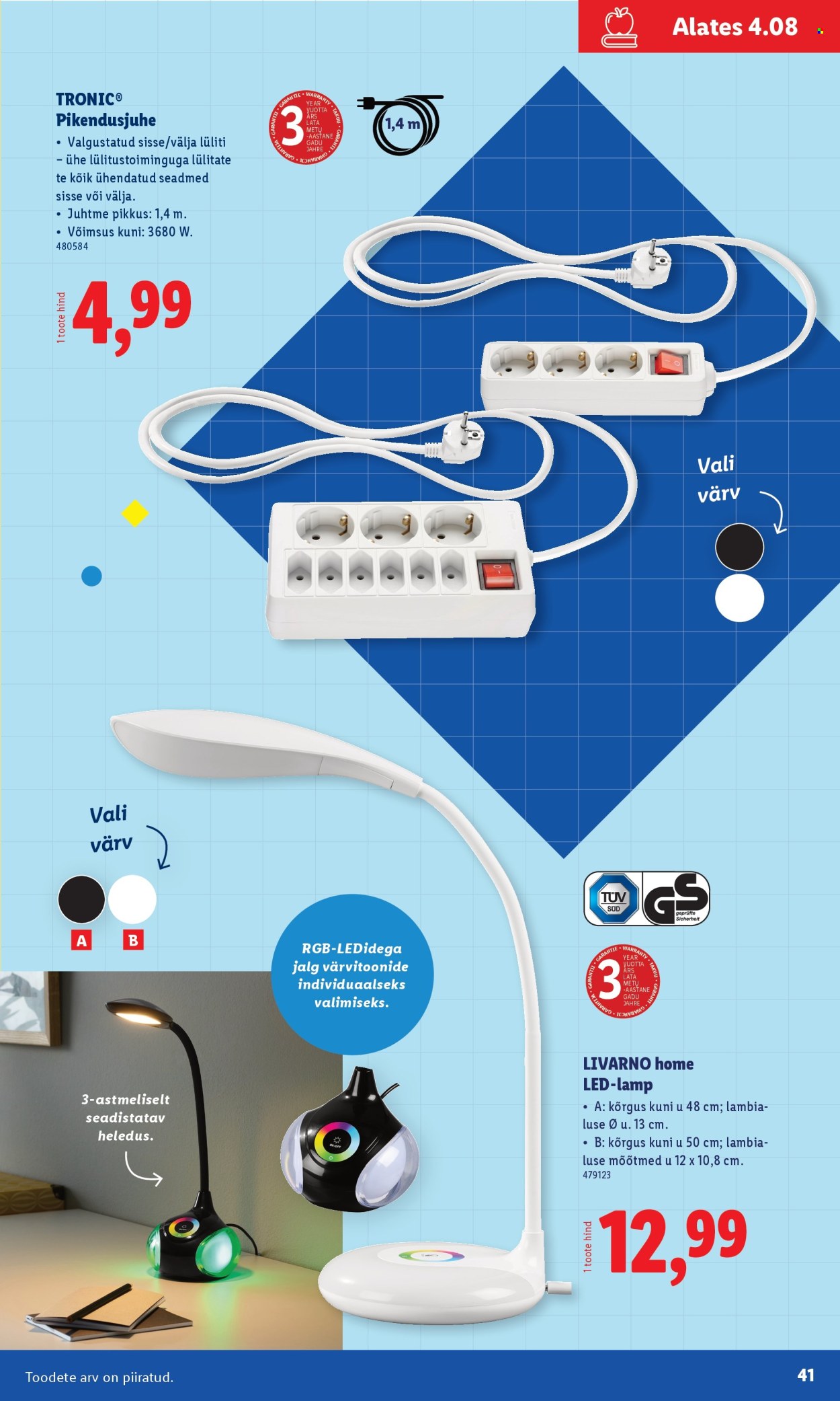 lidl - Lidl kliendileht - Koolitarvete kataloog 2025 (19.07 - 11.08.2025) - page: 41 lidl - Lidl kliendileht - Koolitarvete kataloog 2025 (19.07 - 11.08.2025) - page: 41