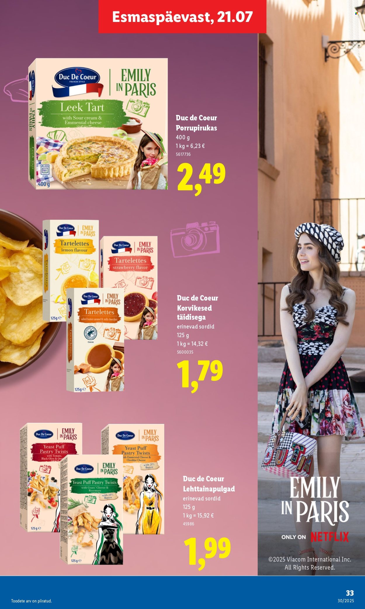 lidl - Lidl kliendileht - Nädalalõpu pakkumised (24.07 - 27.07.2025) - page: 33 lidl - Lidl kliendileht - Nädalalõpu pakkumised (24.07 - 27.07.2025) - page: 33