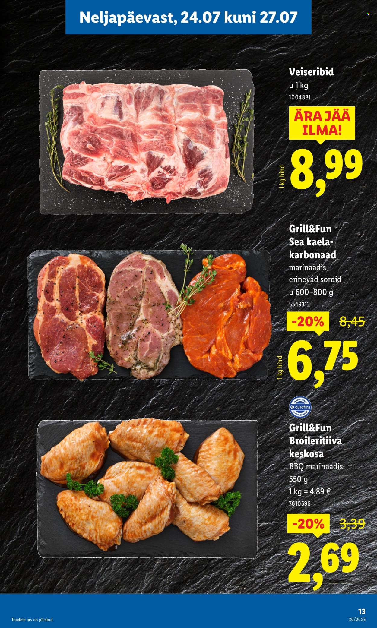 lidl - Lidl kliendileht - Nädalalõpu pakkumised (24.07 - 27.07.2025) - page: 13 lidl - Lidl kliendileht - Nädalalõpu pakkumised (24.07 - 27.07.2025) - page: 13