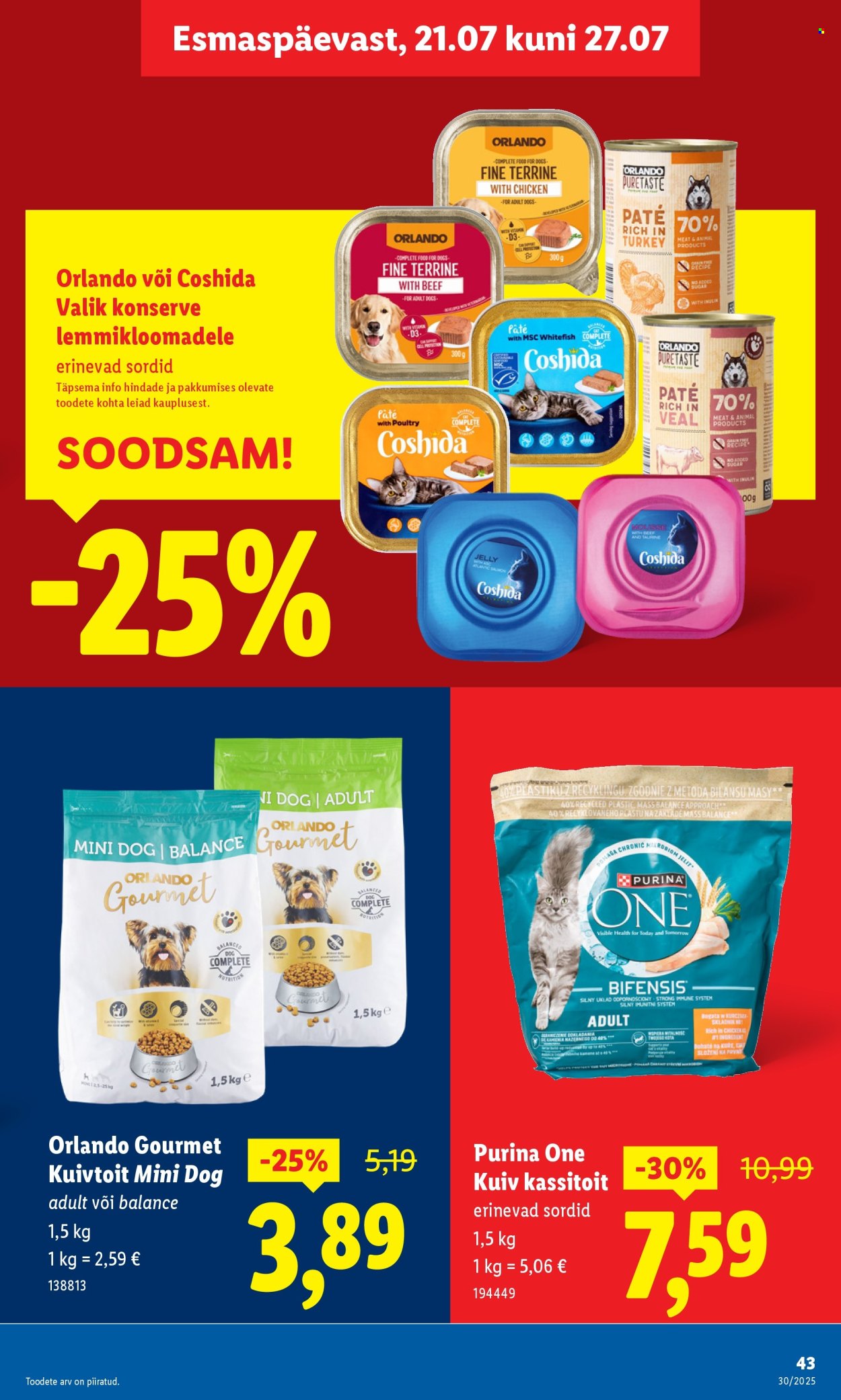 lidl - Lidl kliendileht - Nädalalõpu pakkumised (24.07 - 27.07.2025) - page: 43 lidl - Lidl kliendileht - Nädalalõpu pakkumised (24.07 - 27.07.2025) - page: 43