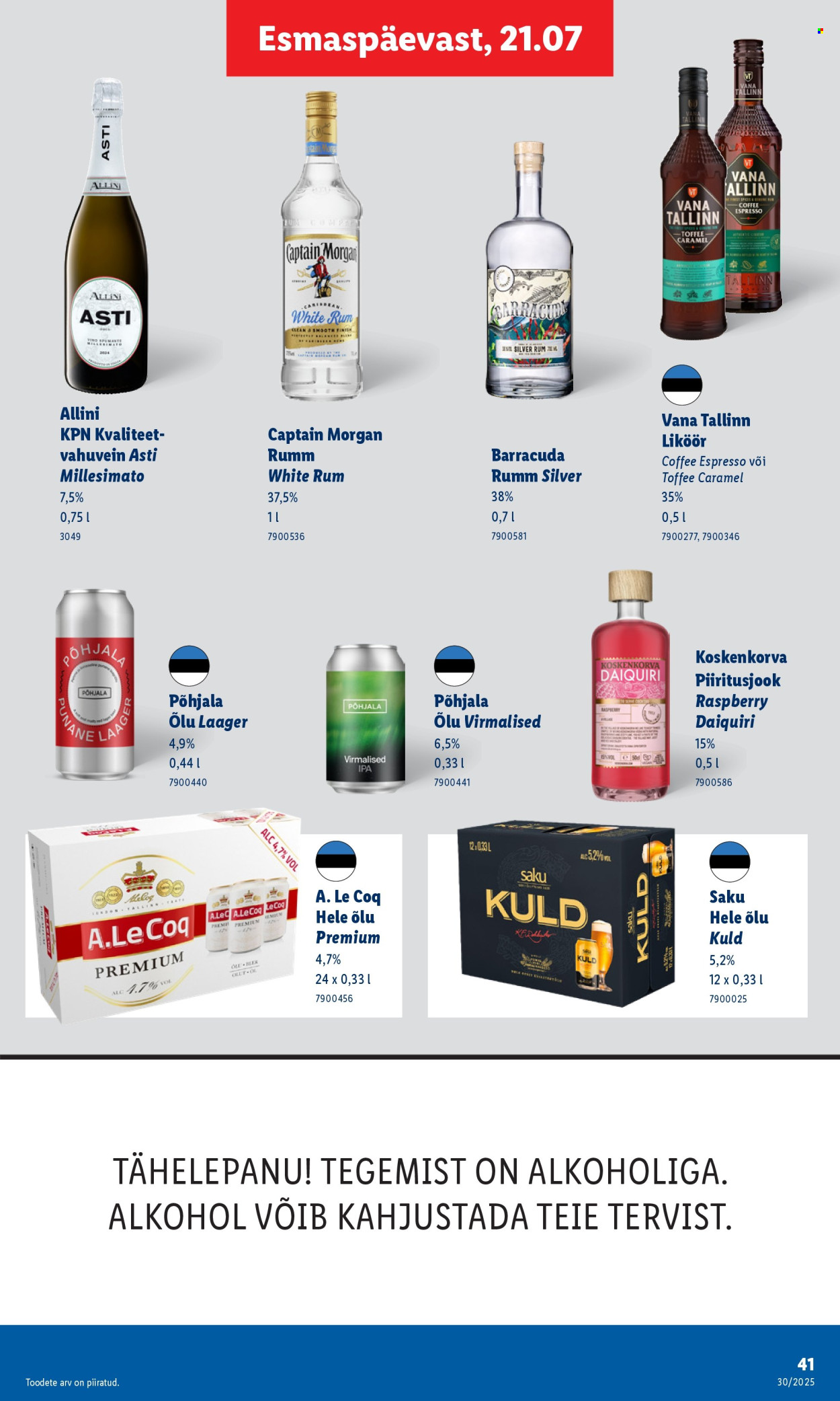 lidl - Lidl kliendileht - Nädalalõpu pakkumised (24.07 - 27.07.2025) - page: 41 lidl - Lidl kliendileht - Nädalalõpu pakkumised (24.07 - 27.07.2025) - page: 41