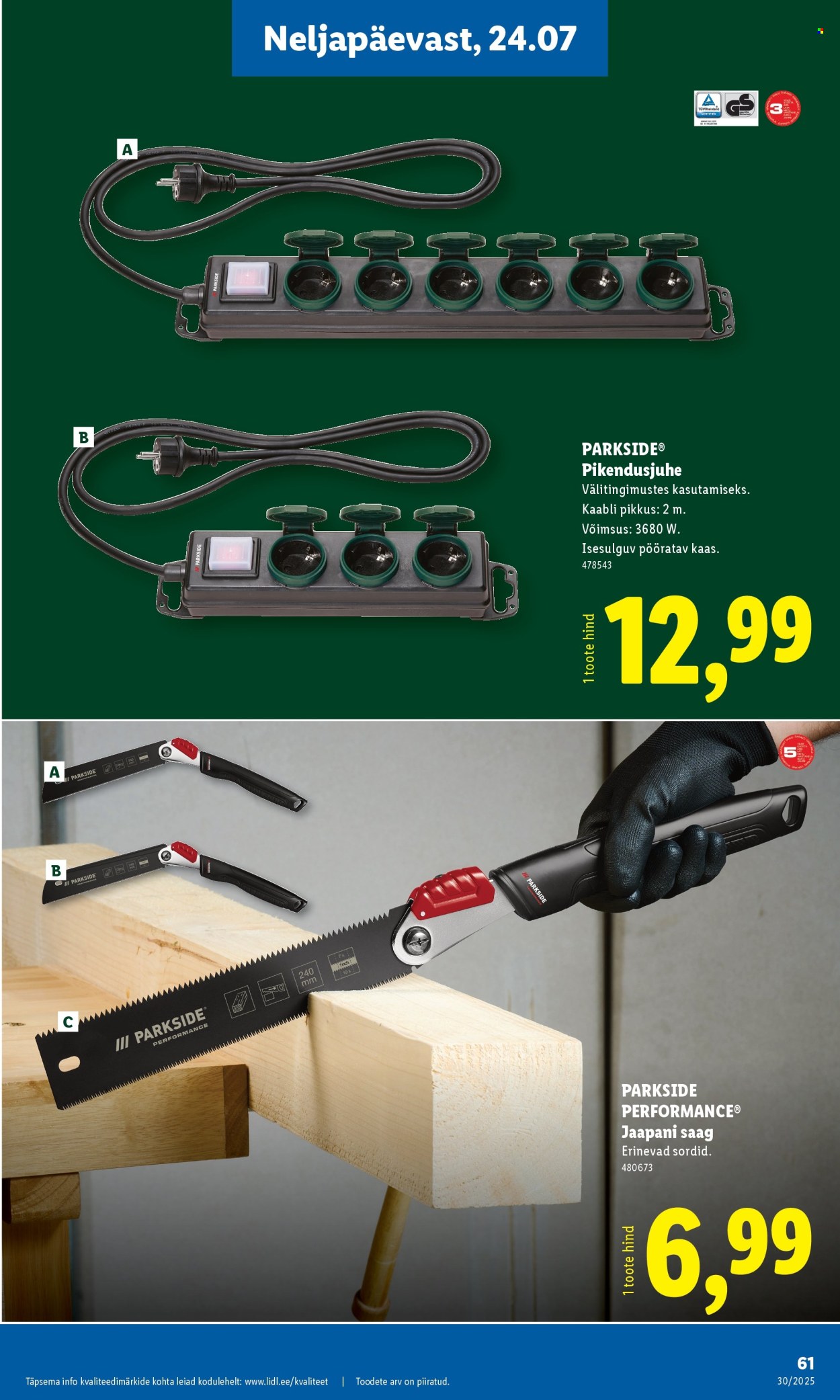 lidl - Lidl kliendileht - Nädalalõpu pakkumised (24.07 - 27.07.2025) - page: 61 lidl - Lidl kliendileht - Nädalalõpu pakkumised (24.07 - 27.07.2025) - page: 61