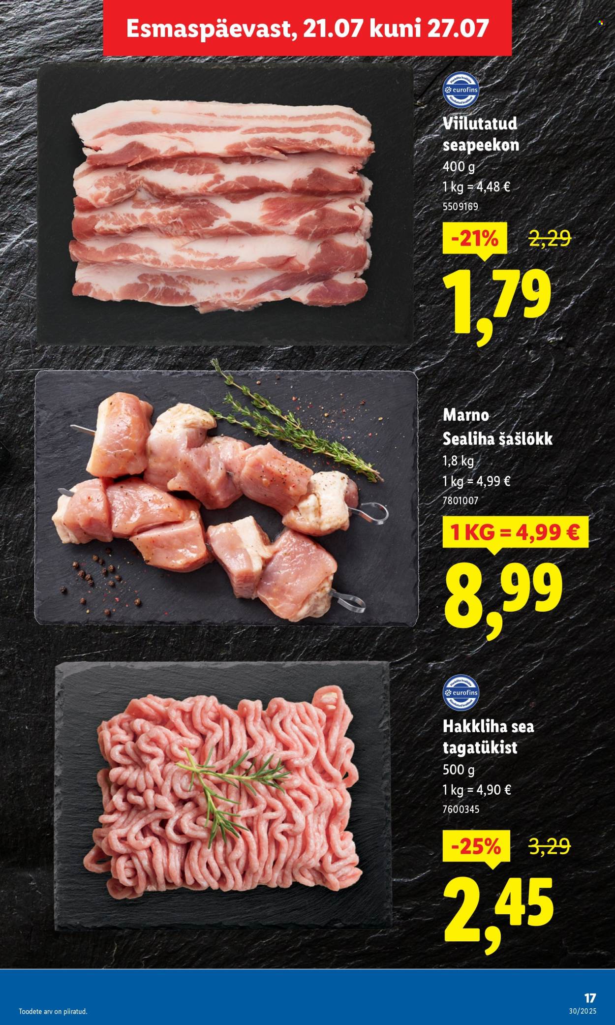 lidl - Lidl kliendileht - Nädalalõpu pakkumised (24.07 - 27.07.2025) - page: 17 lidl - Lidl kliendileht - Nädalalõpu pakkumised (24.07 - 27.07.2025) - page: 17