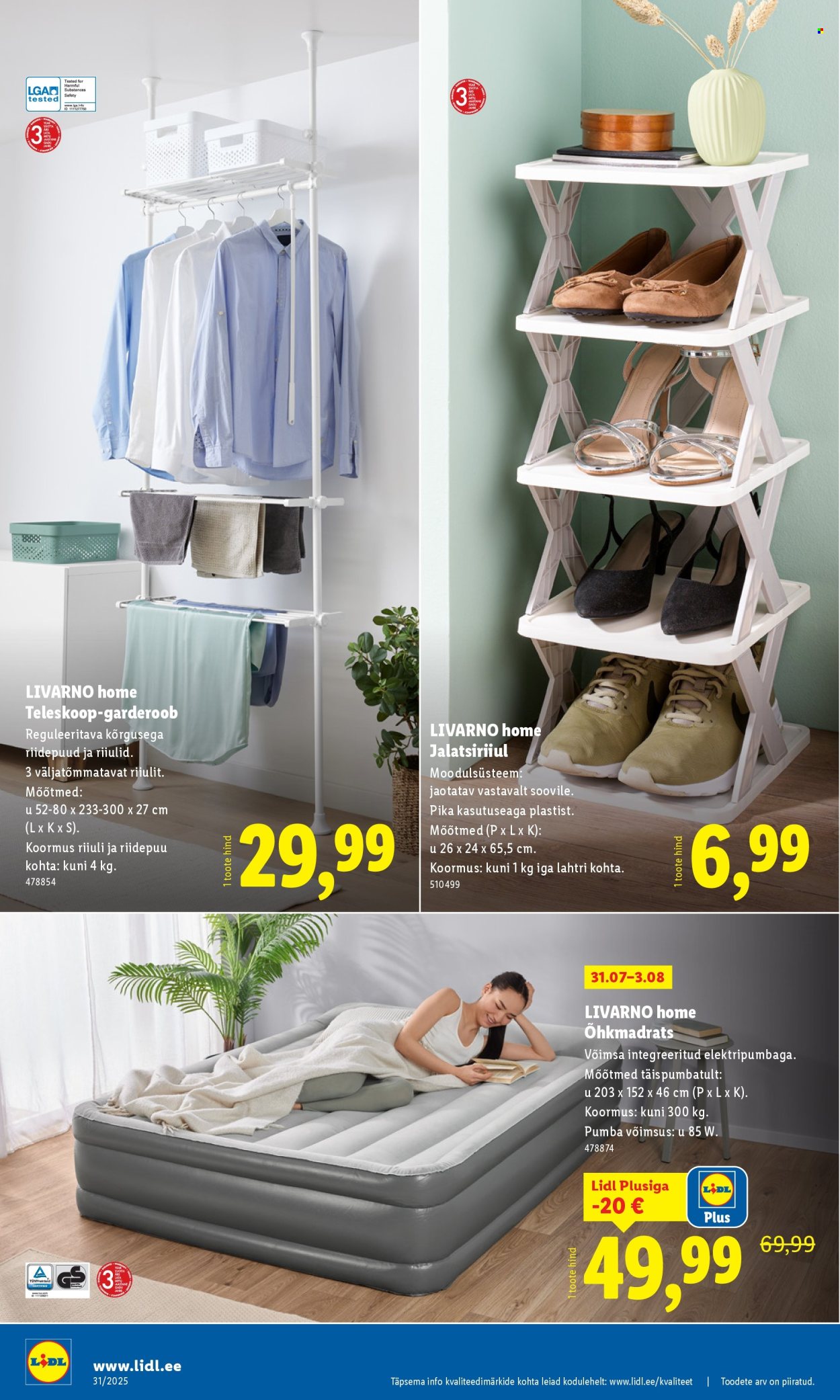 lidl - Lidl kliendileht - Tööstuskaupade pakkumised (28.07 - 3.08.2025) - page: 20